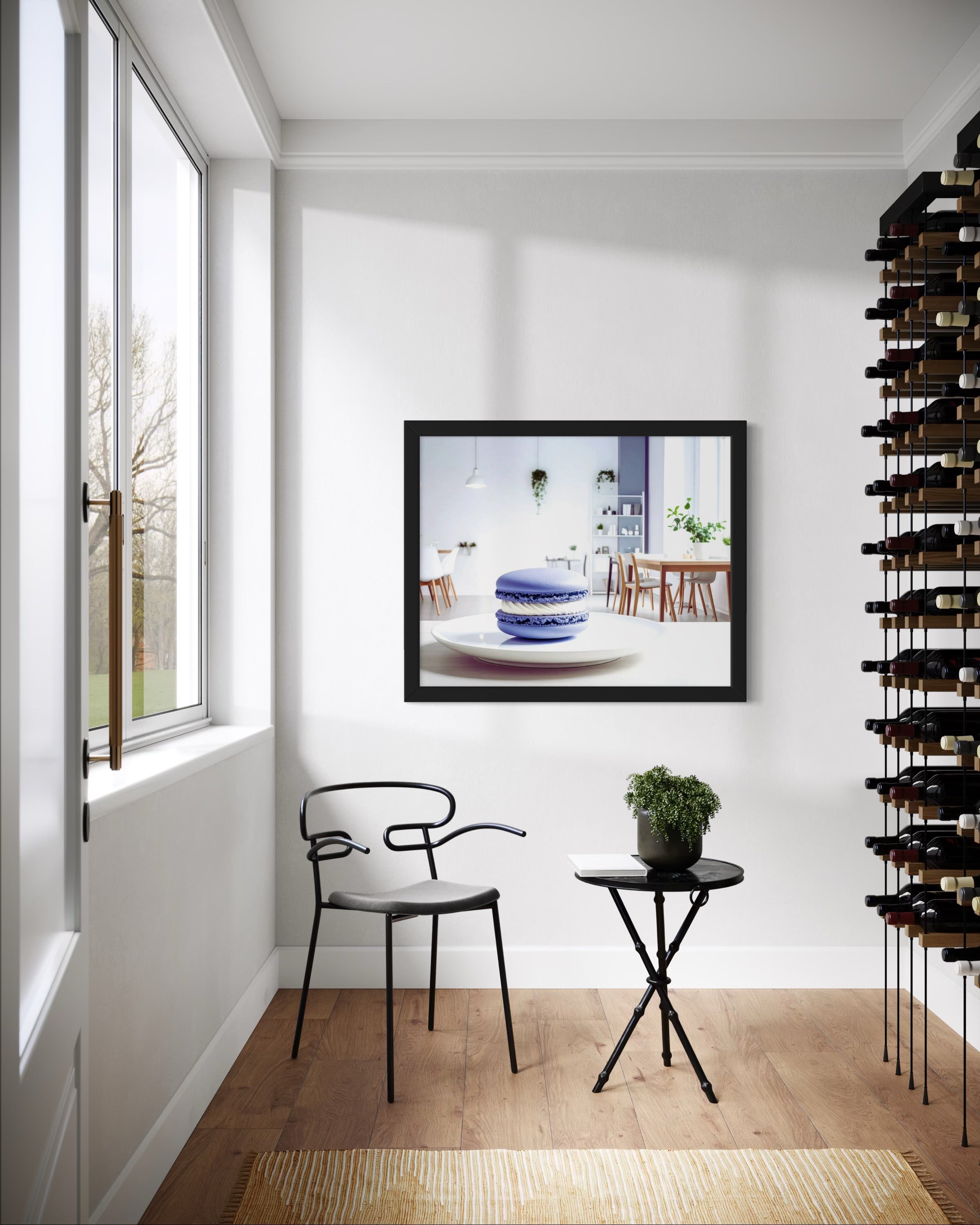 Periwinkle Macaroon Museum Print