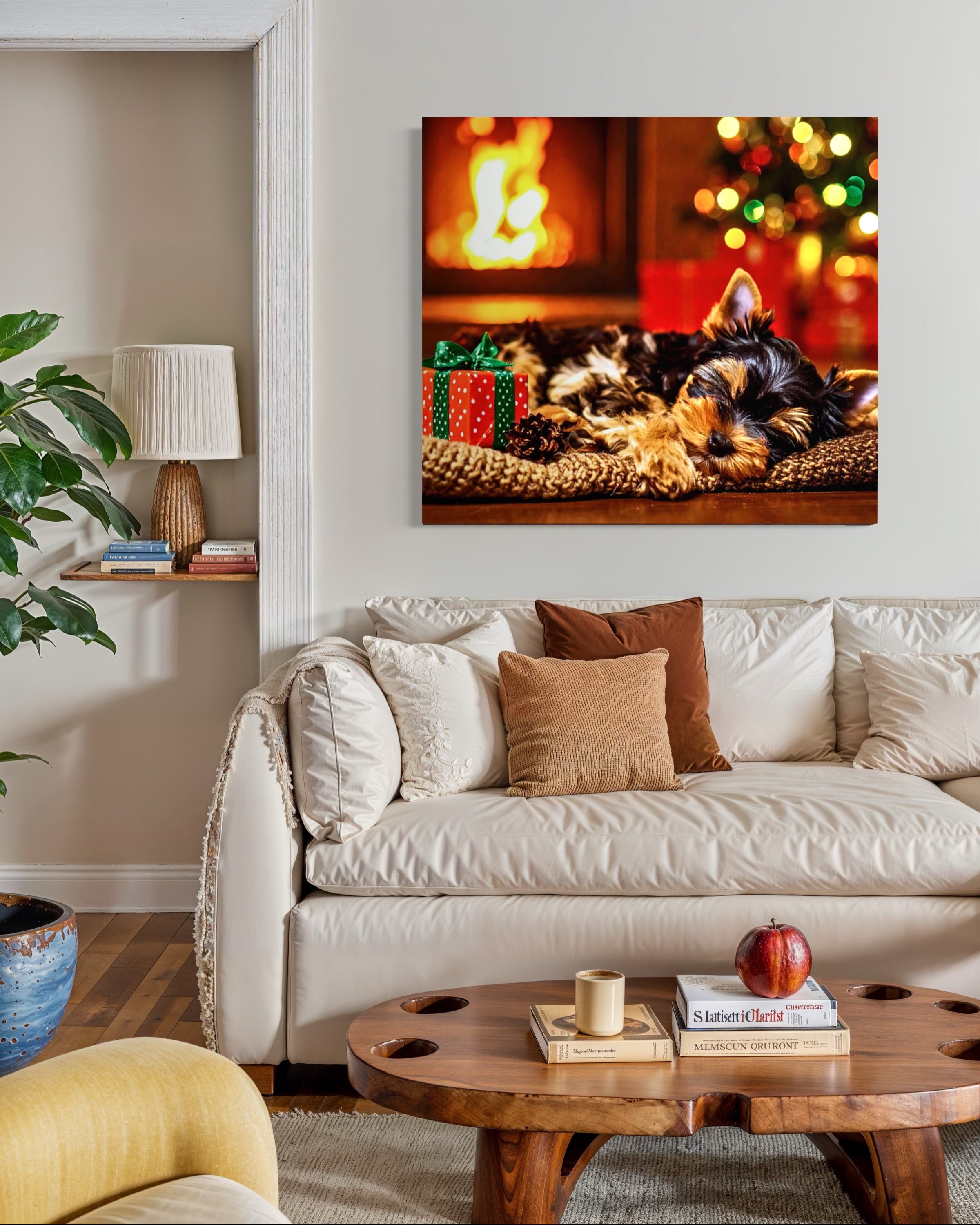 Magical Christmas Yorkie Dreams