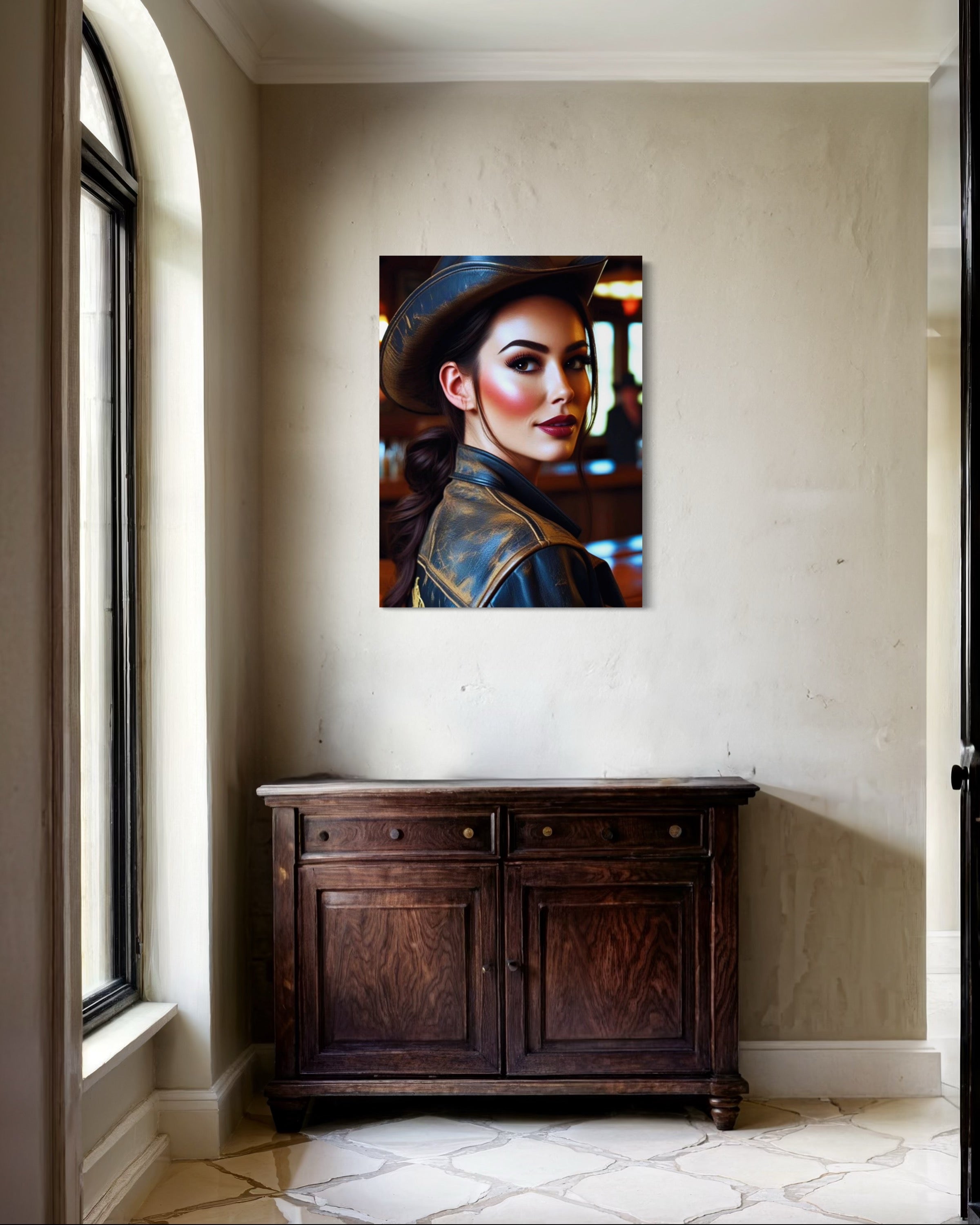 Saloon Cowgirl Museum Print