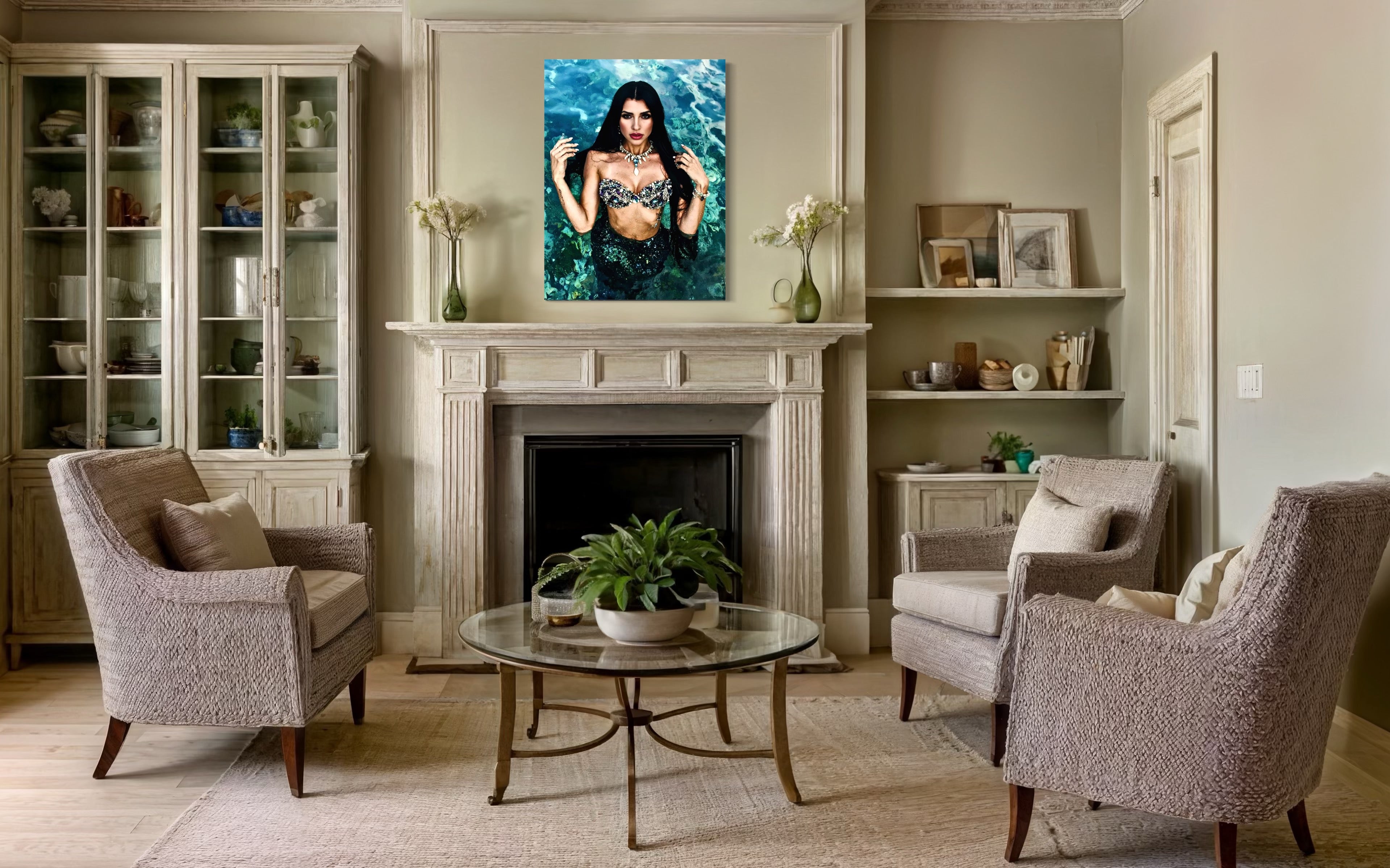 Arabesque Siren of the Mediterranean Sea Museum Print