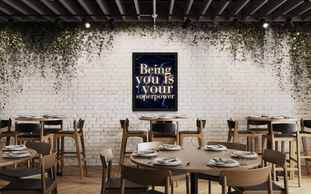 Being you is your Superpower Poster