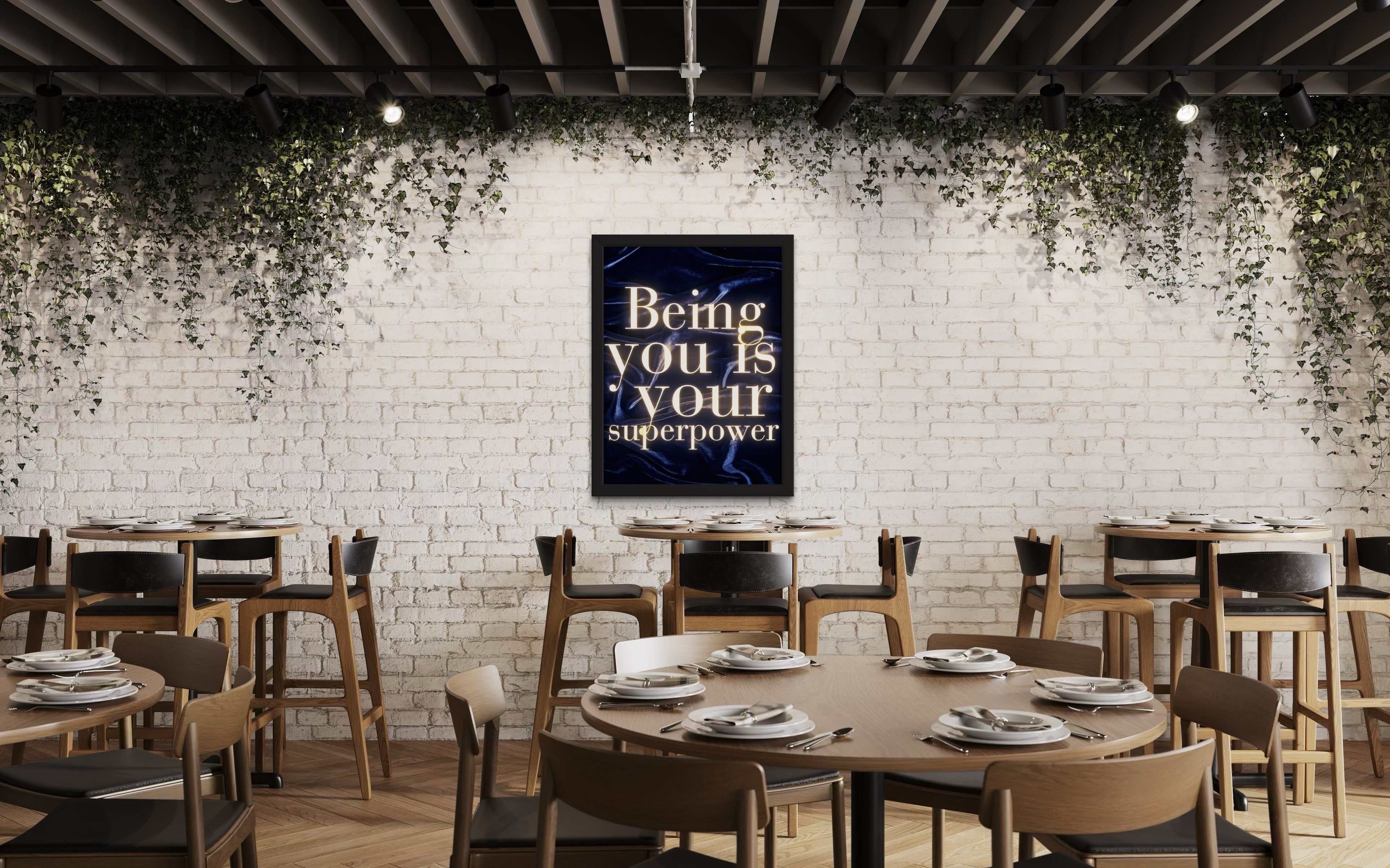 Being you is your Superpower Poster