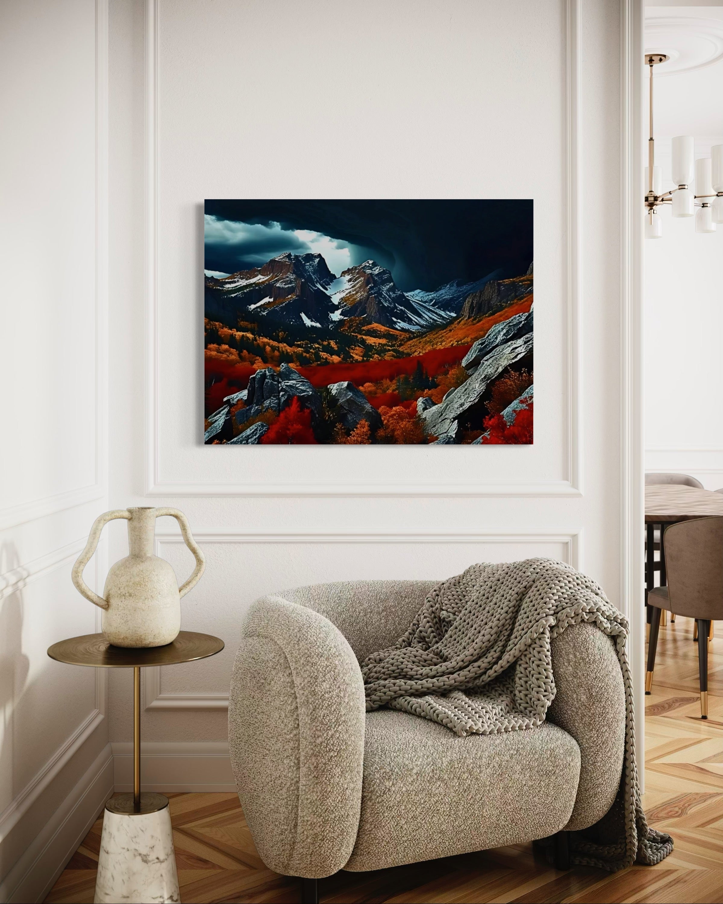 Storm over the Rockies in the Fall