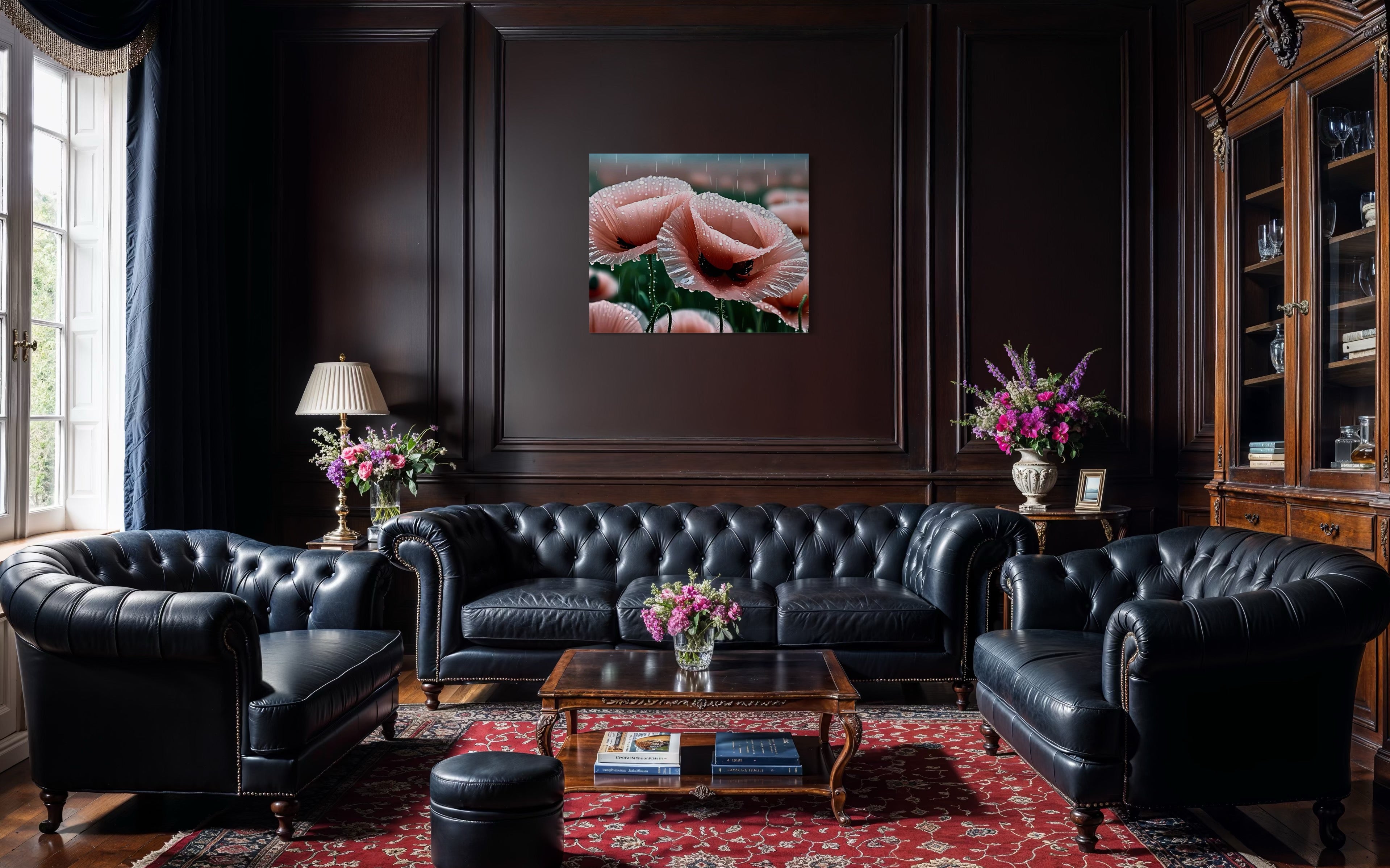 Pink Poppies Museum Print
