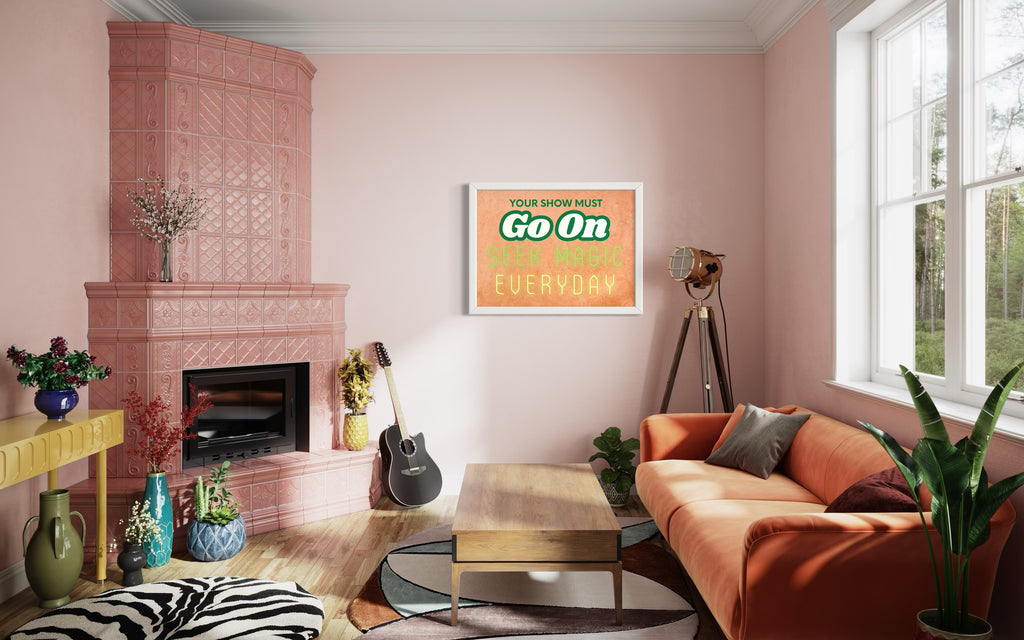 Your show must go on Poster