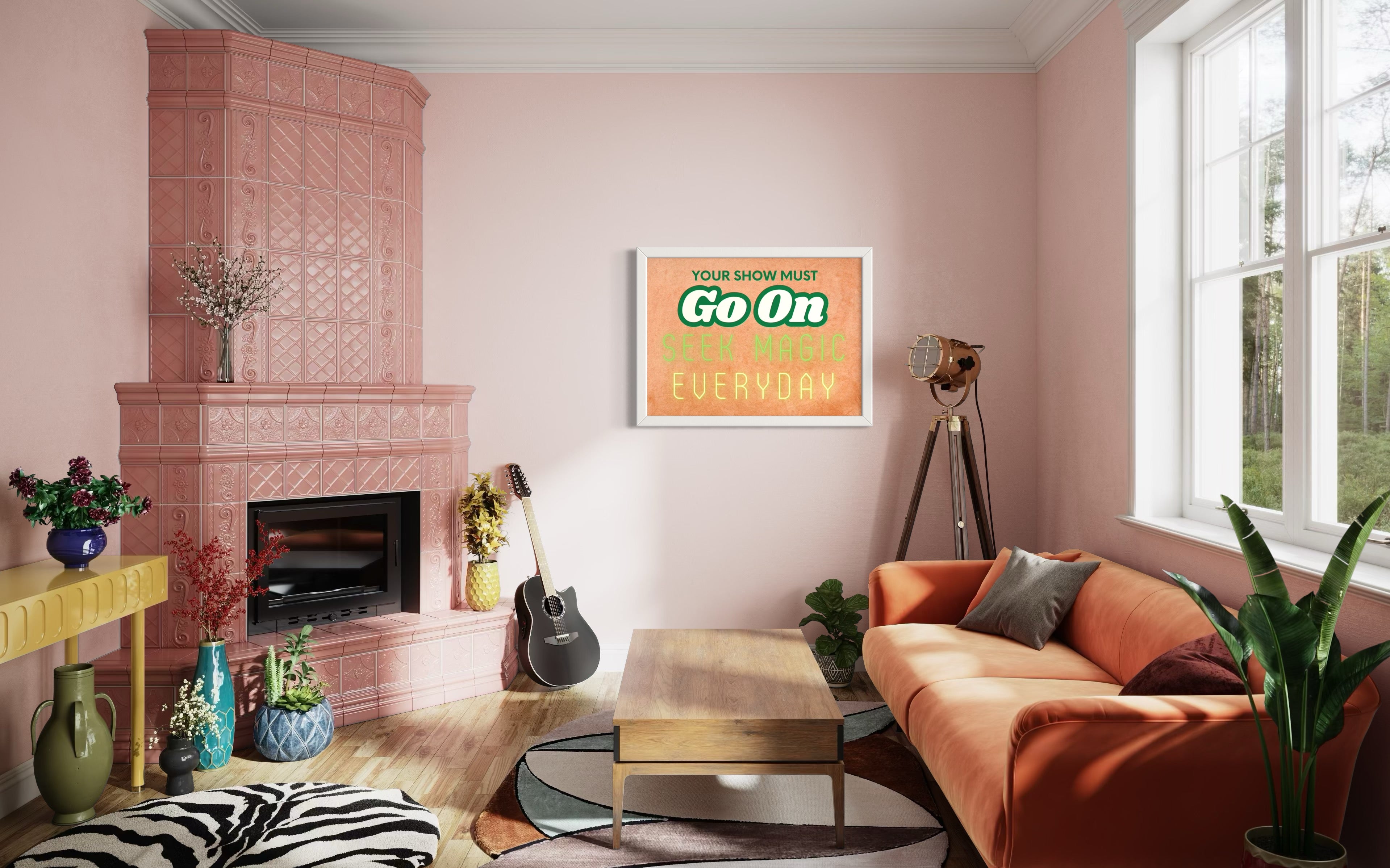 Your show must go on Poster