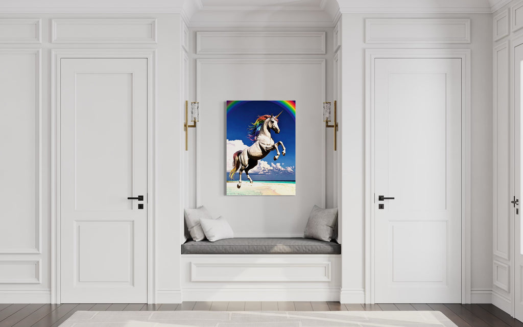 Unicorn on the Beach