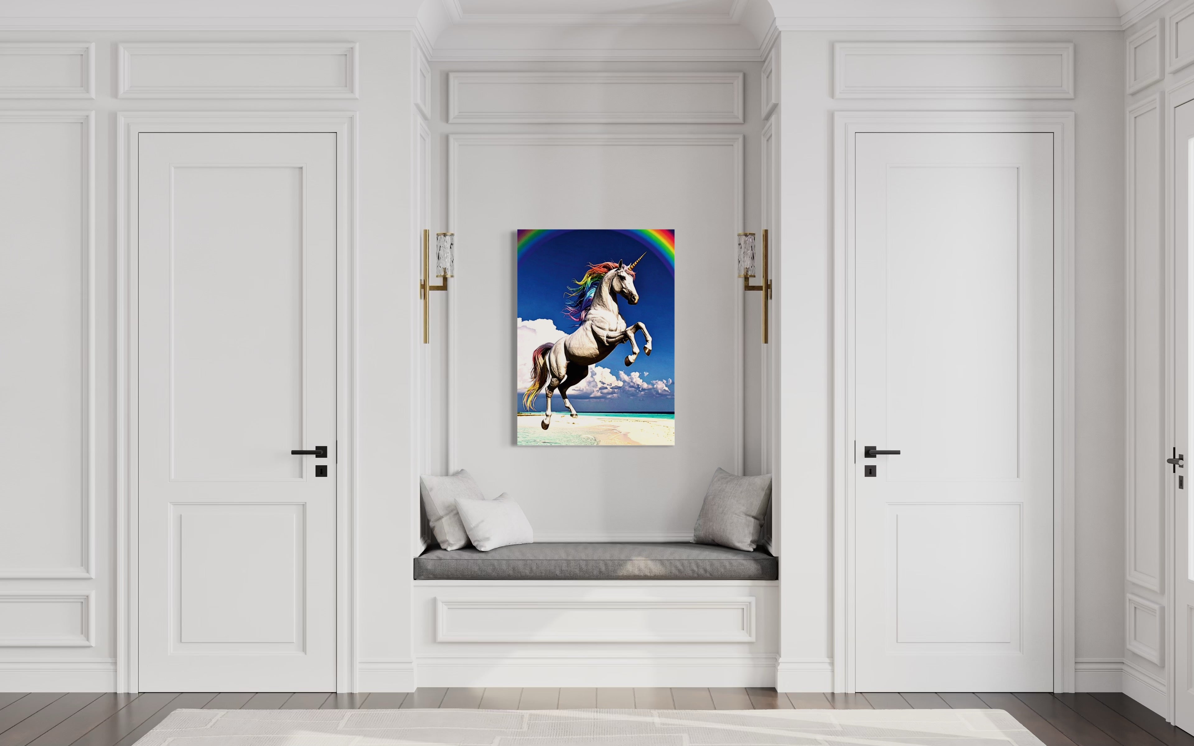 Unicorn on the Beach