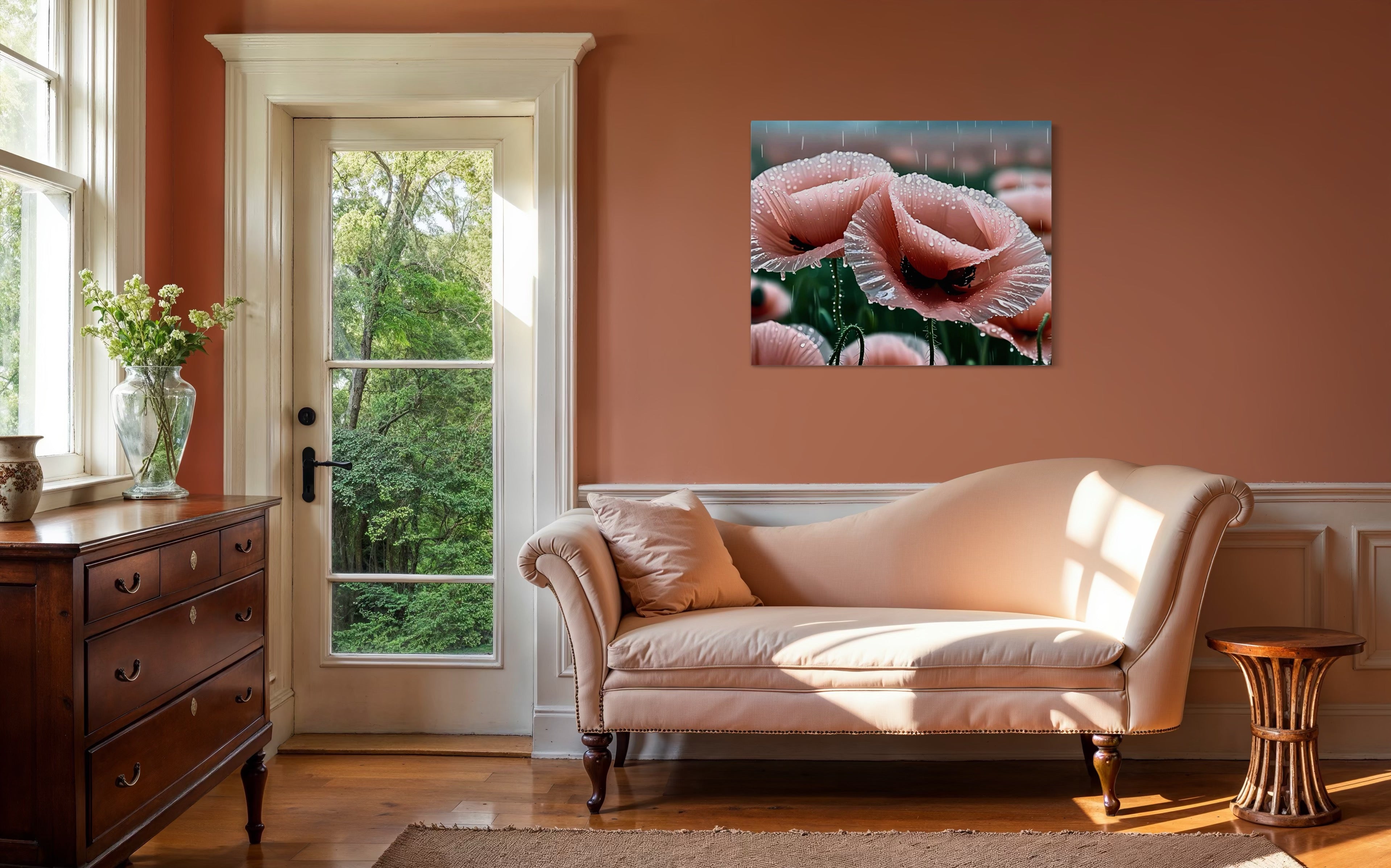 Pink Poppies Museum Print