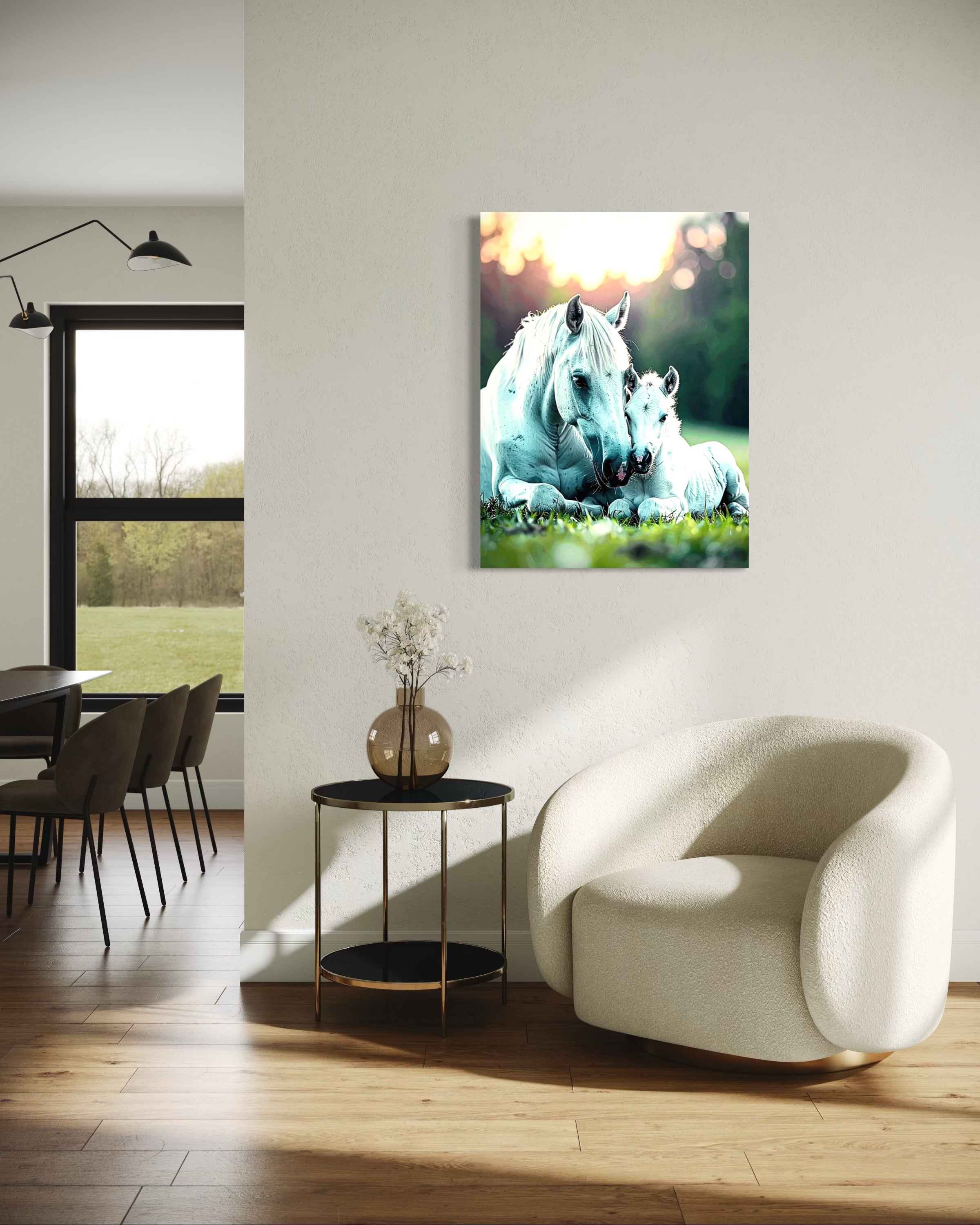 White Horse and Pony Museum Print