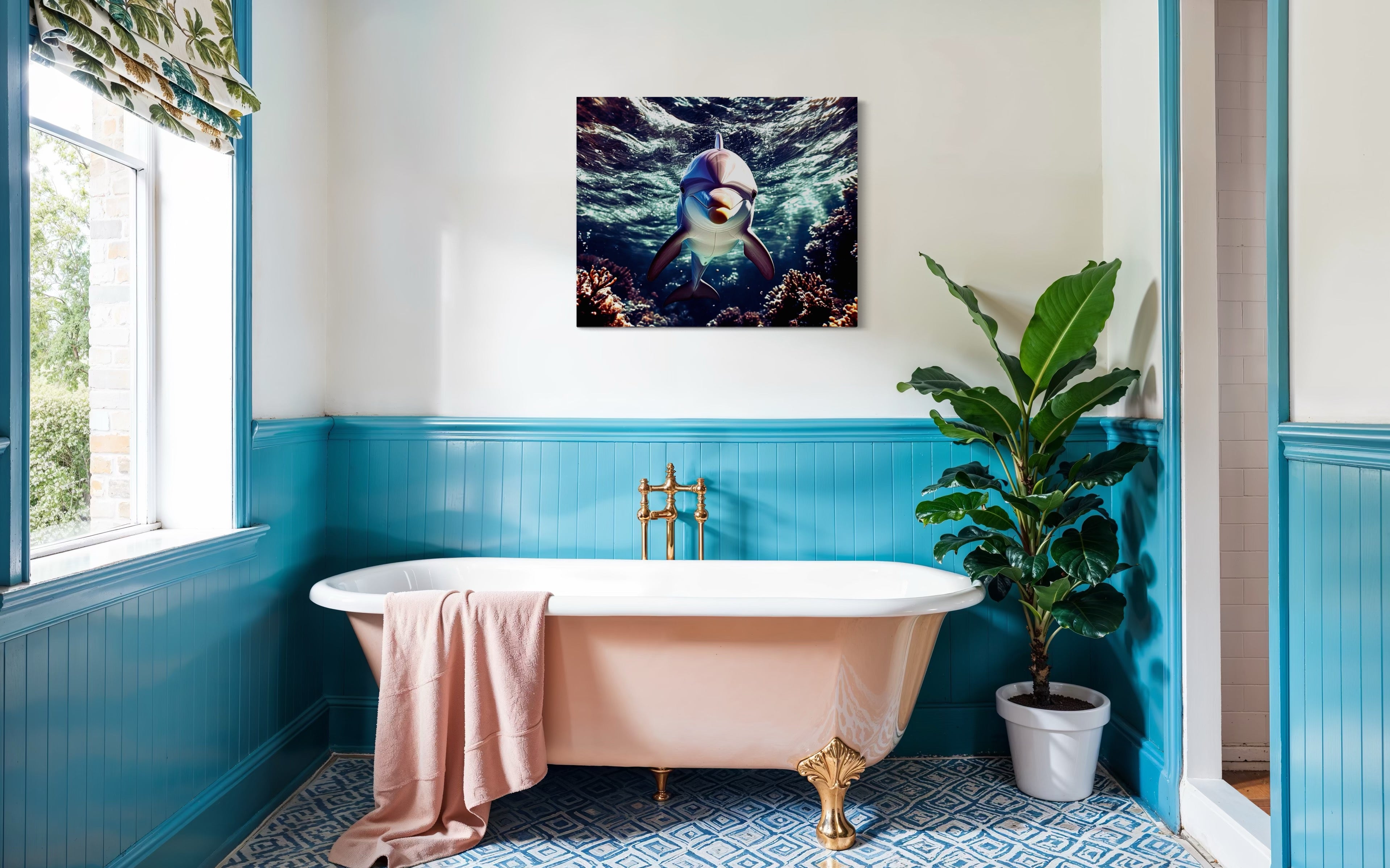 Dolphin in the Ocean