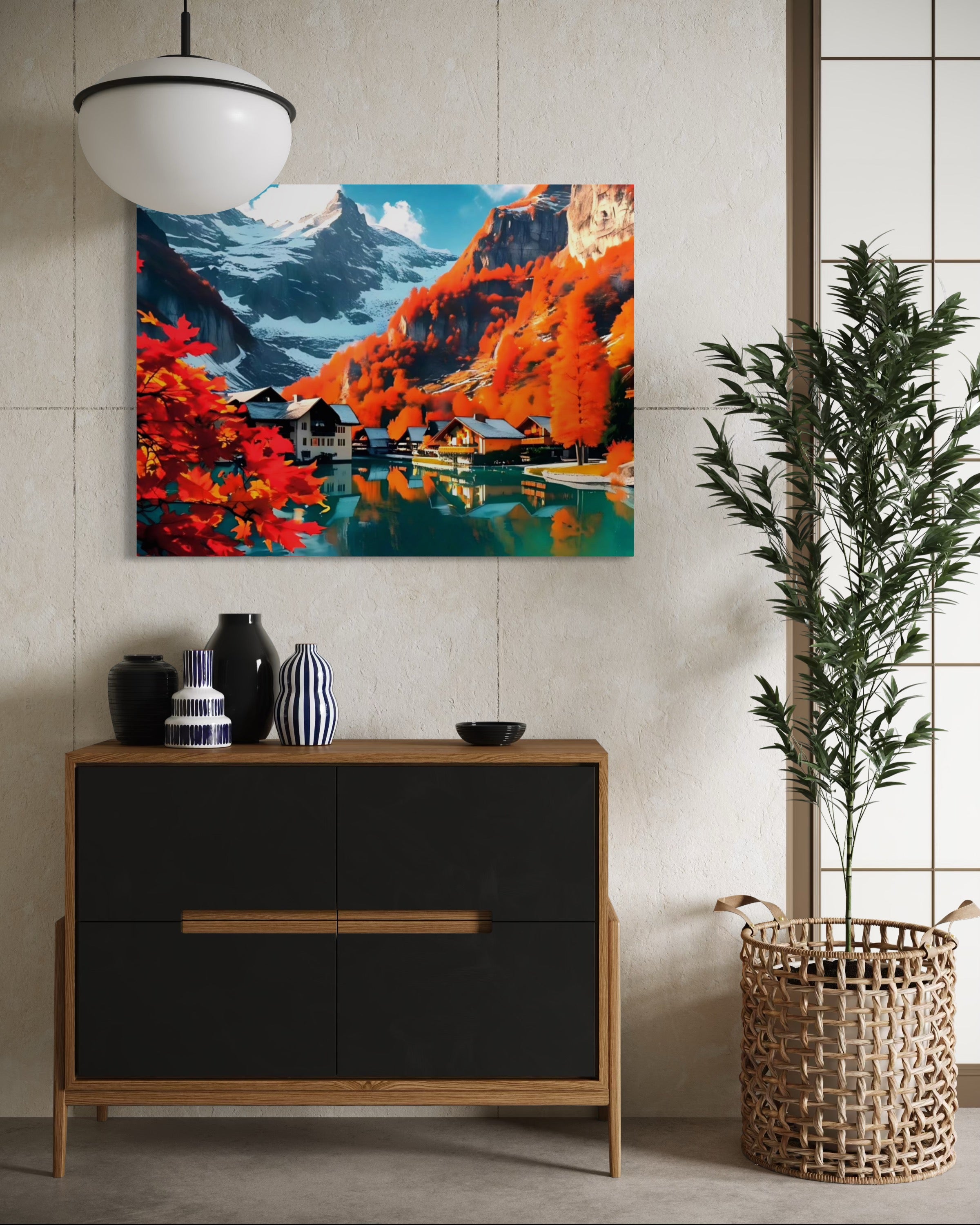 Switzerland Fall Landscape
