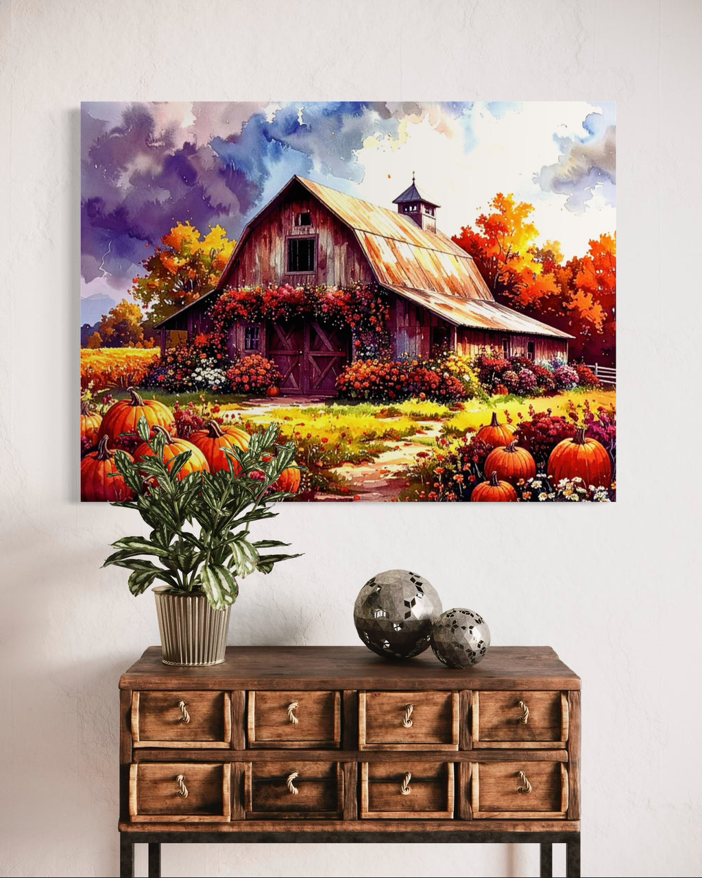 Pumpkin Farm Landscape