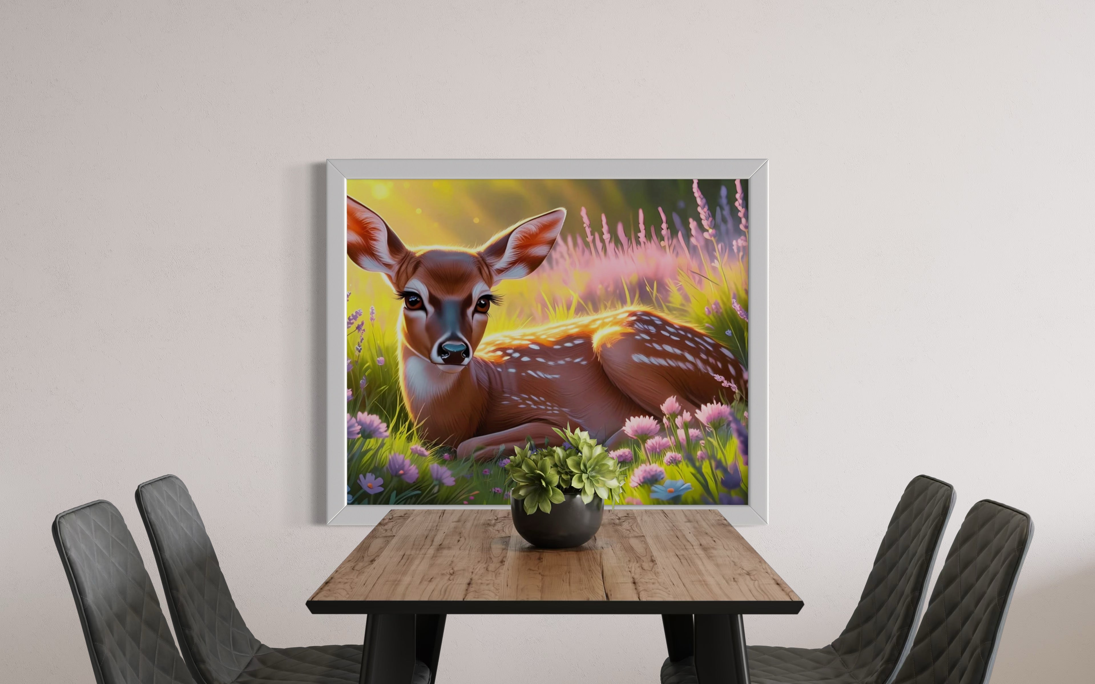Doe in the Meadow Museum Print