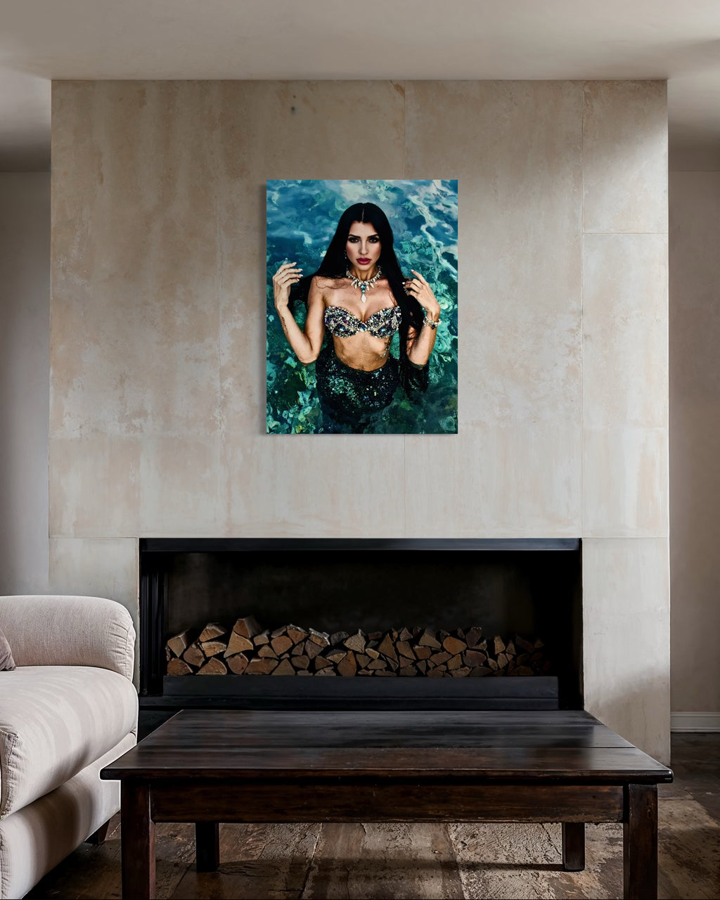 Arabesque Siren of the Mediterranean Sea Museum Print