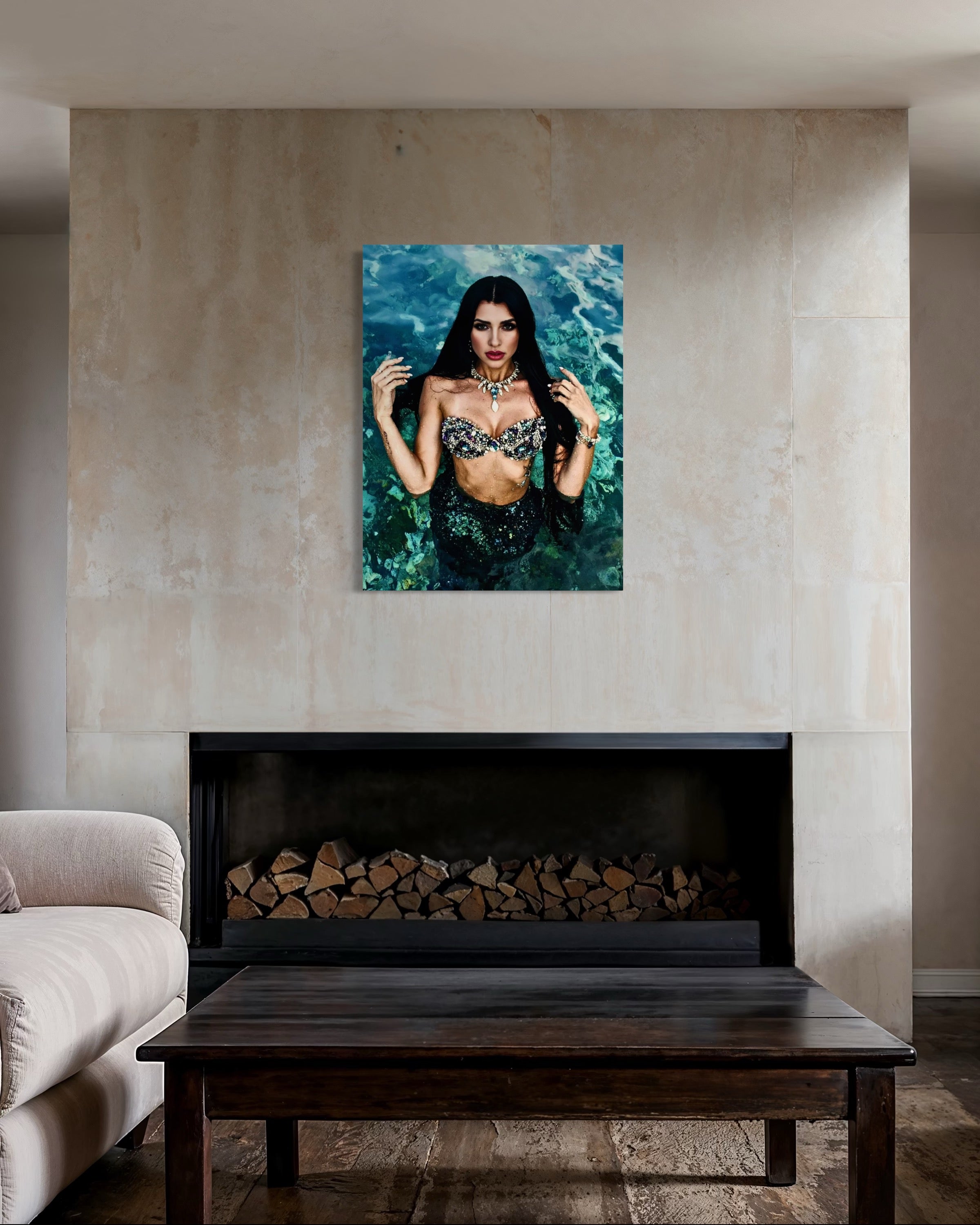 Arabesque Siren of the Mediterranean Sea Museum Print