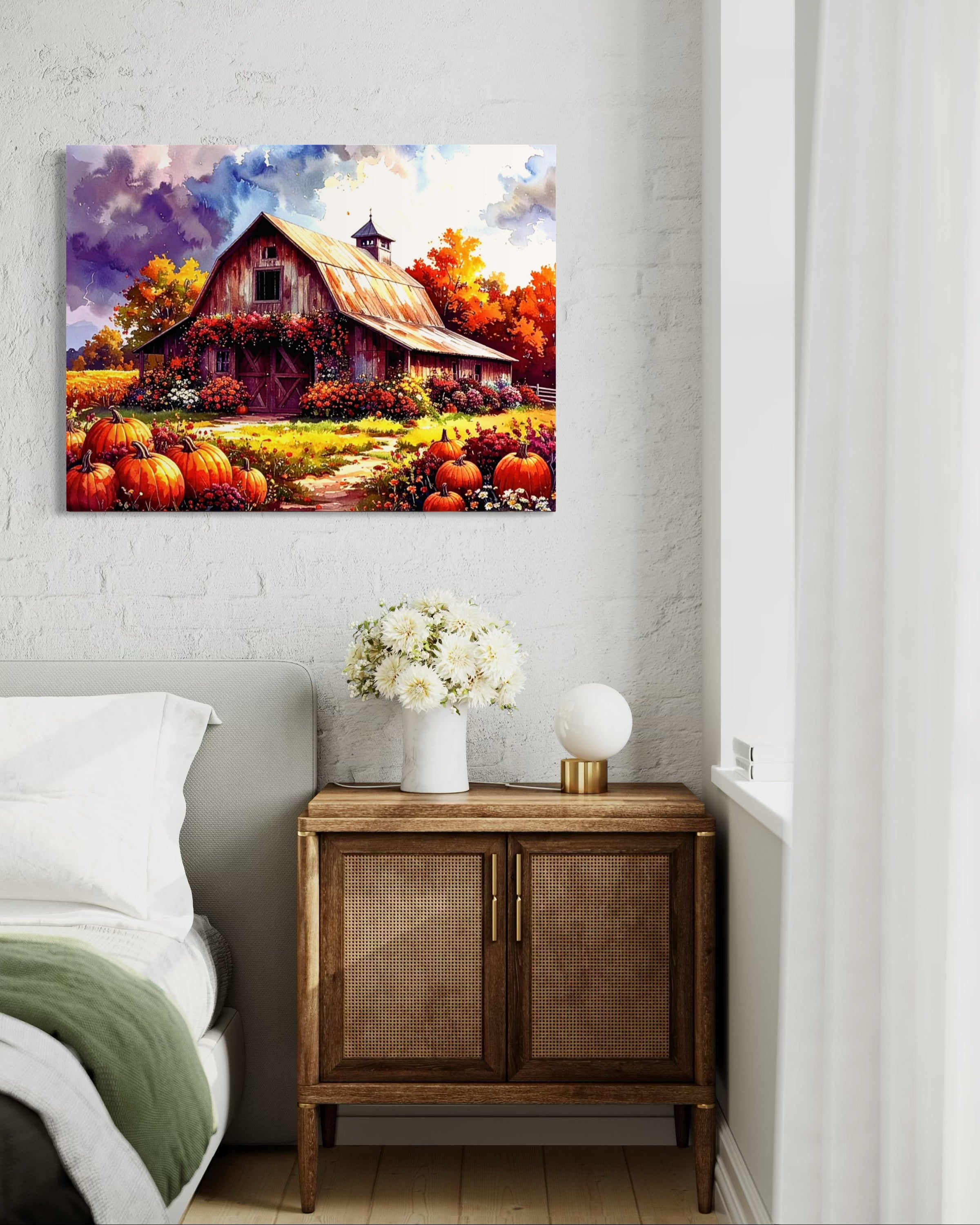 Pumpkin Farm Landscape