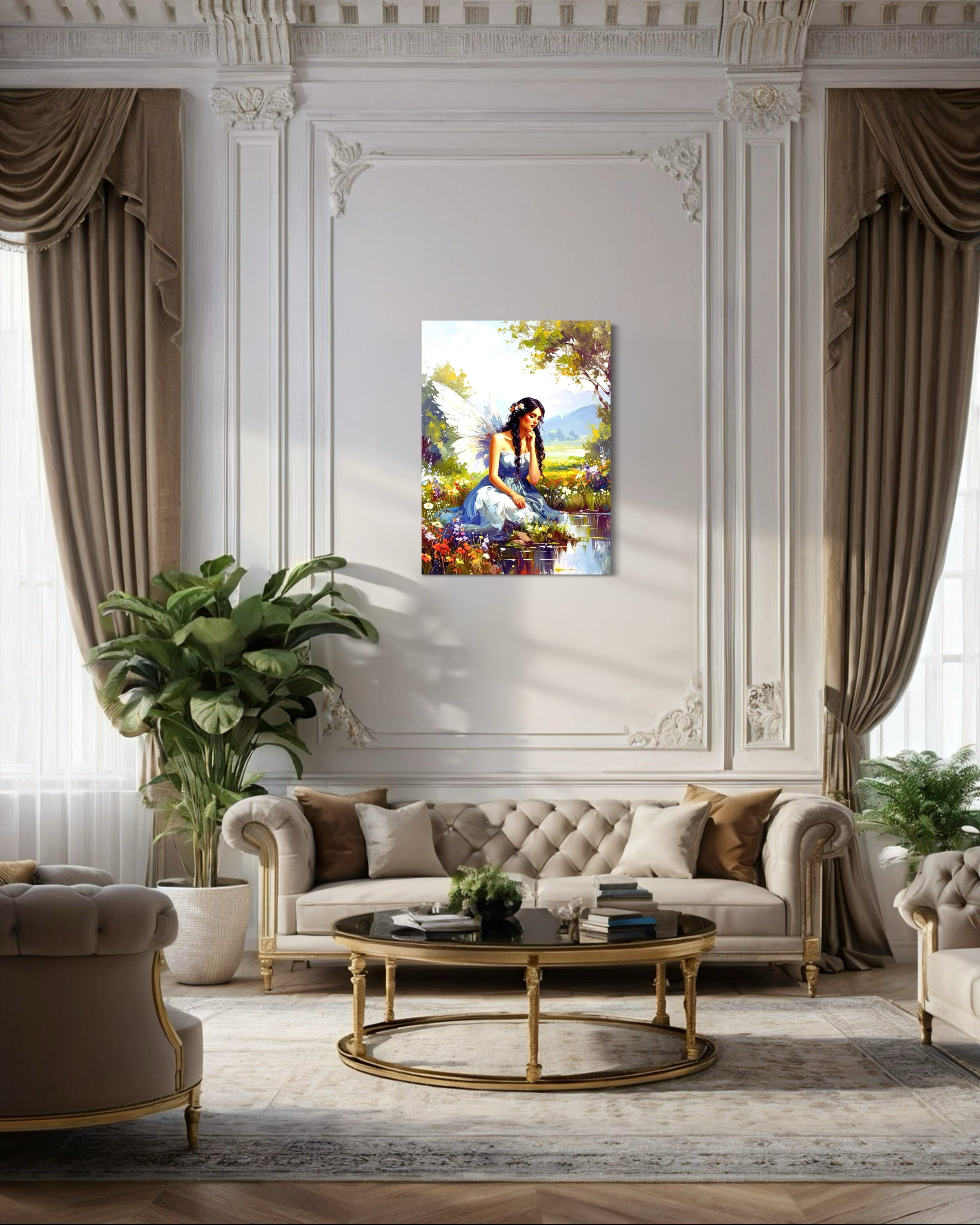 Dreamy Fairy Meadow Poster