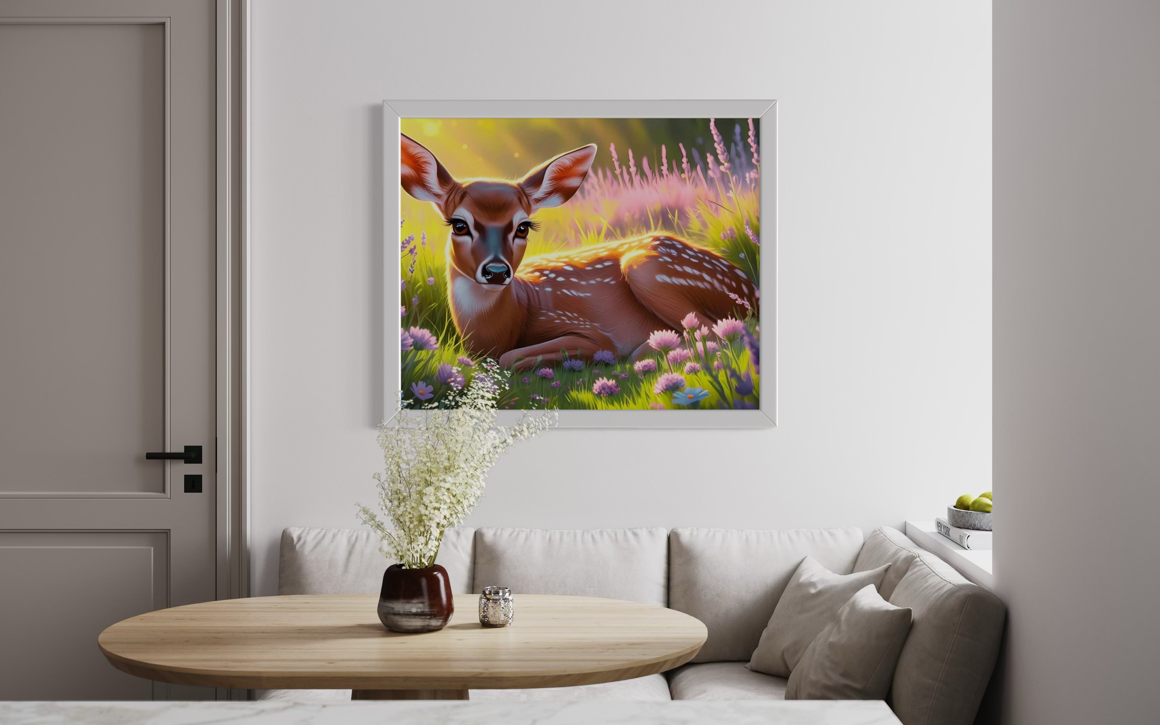 Doe in the Meadow Museum Print