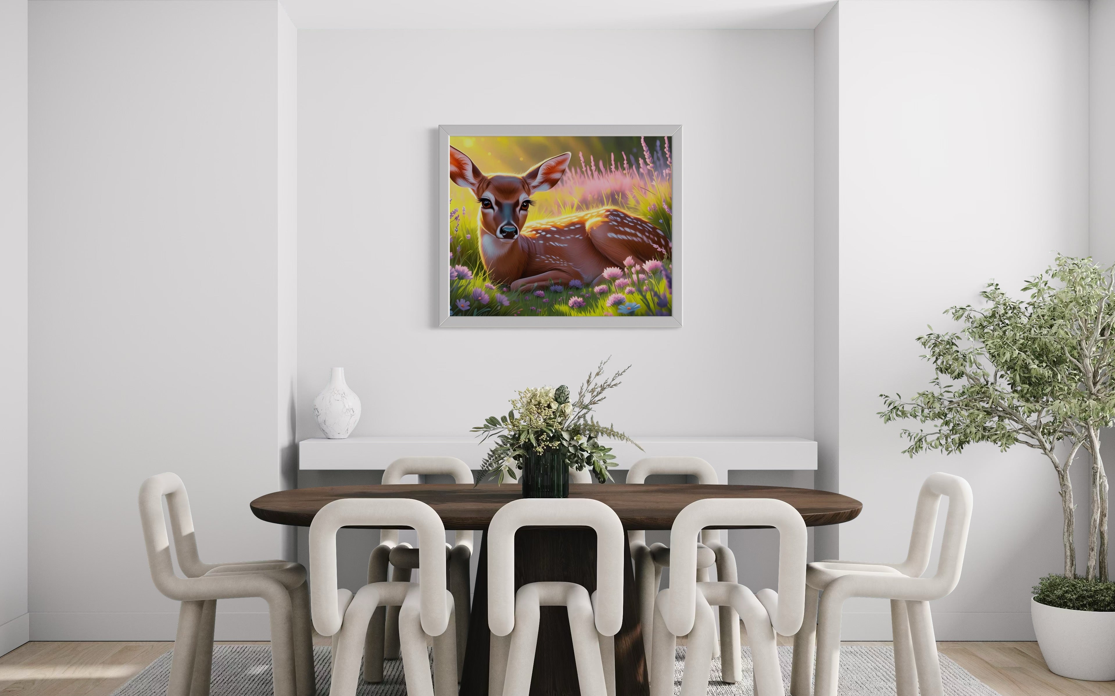 Doe in the Meadow Museum Print