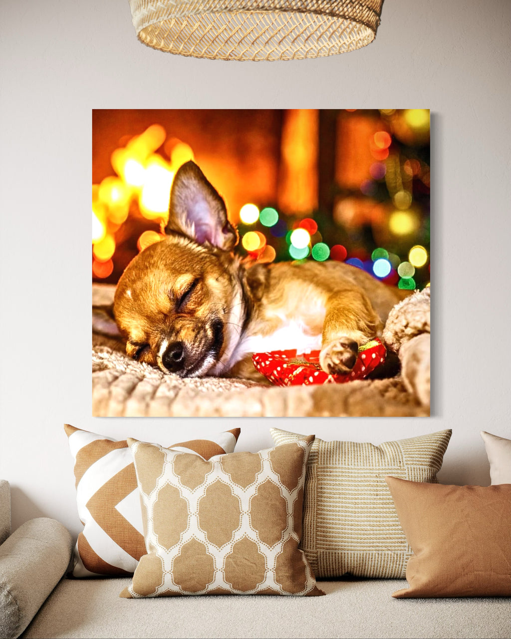 Magic Christmas Dreaming Chihuahua