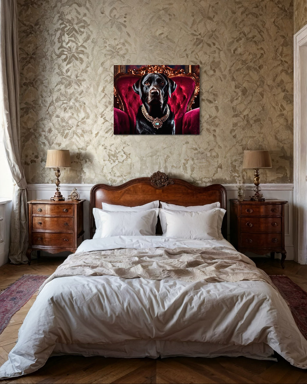 Victorian Royal Labrador Portrait