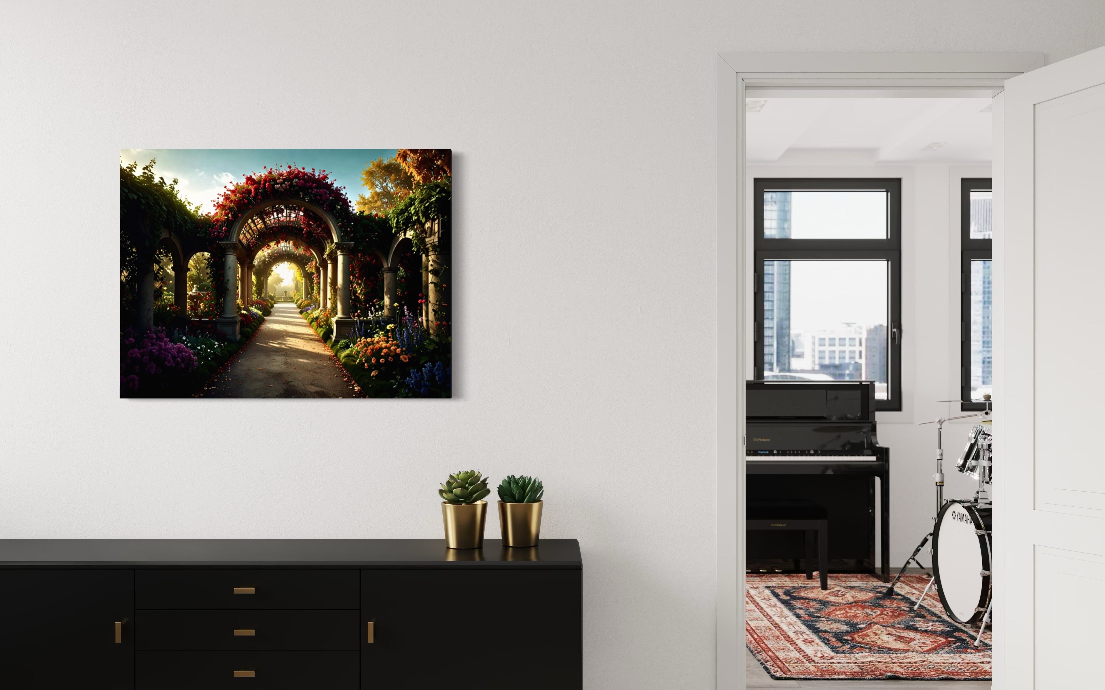 Fall Botanical Garden Museum Print