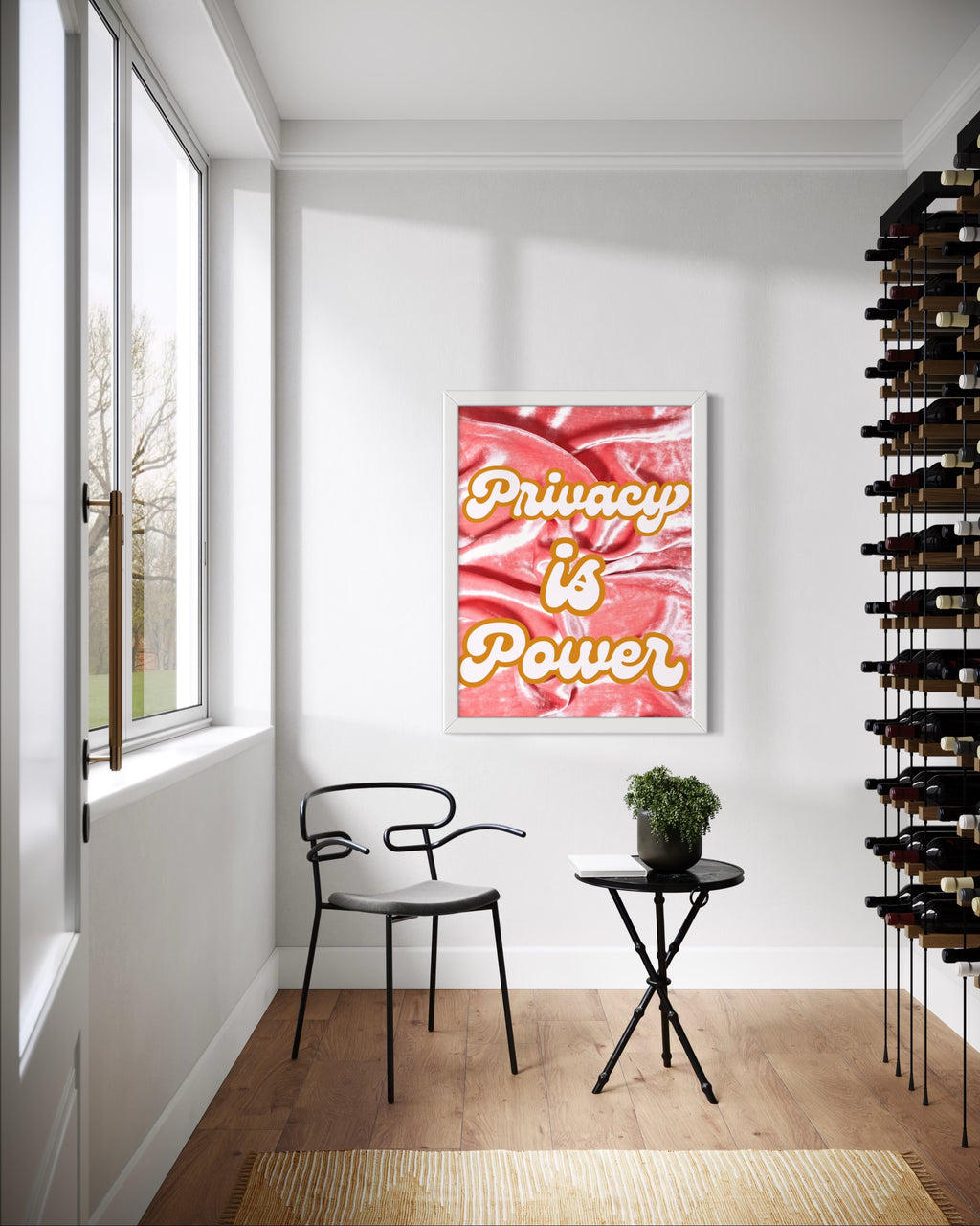 Privacy is power Poster