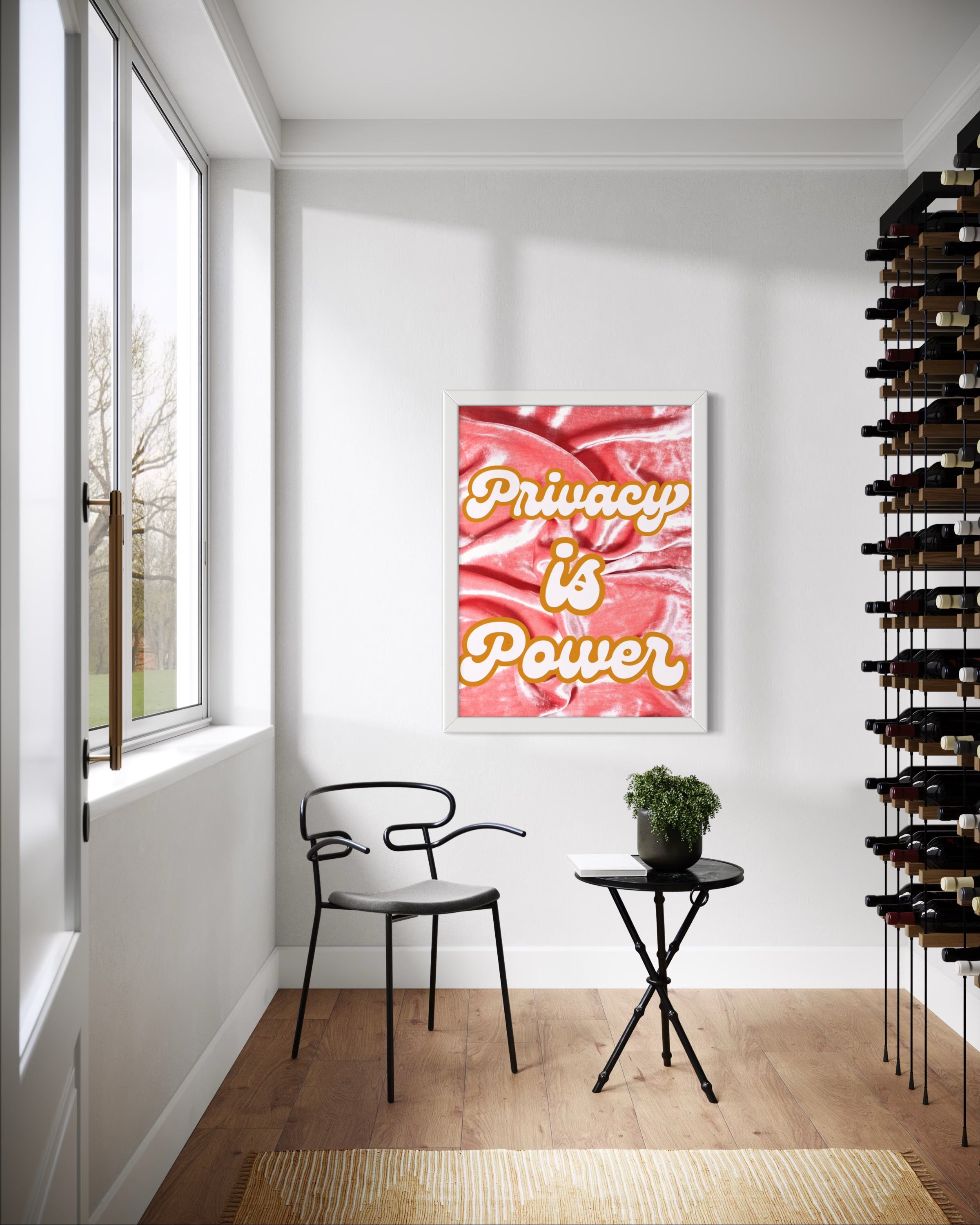 Privacy is power Poster