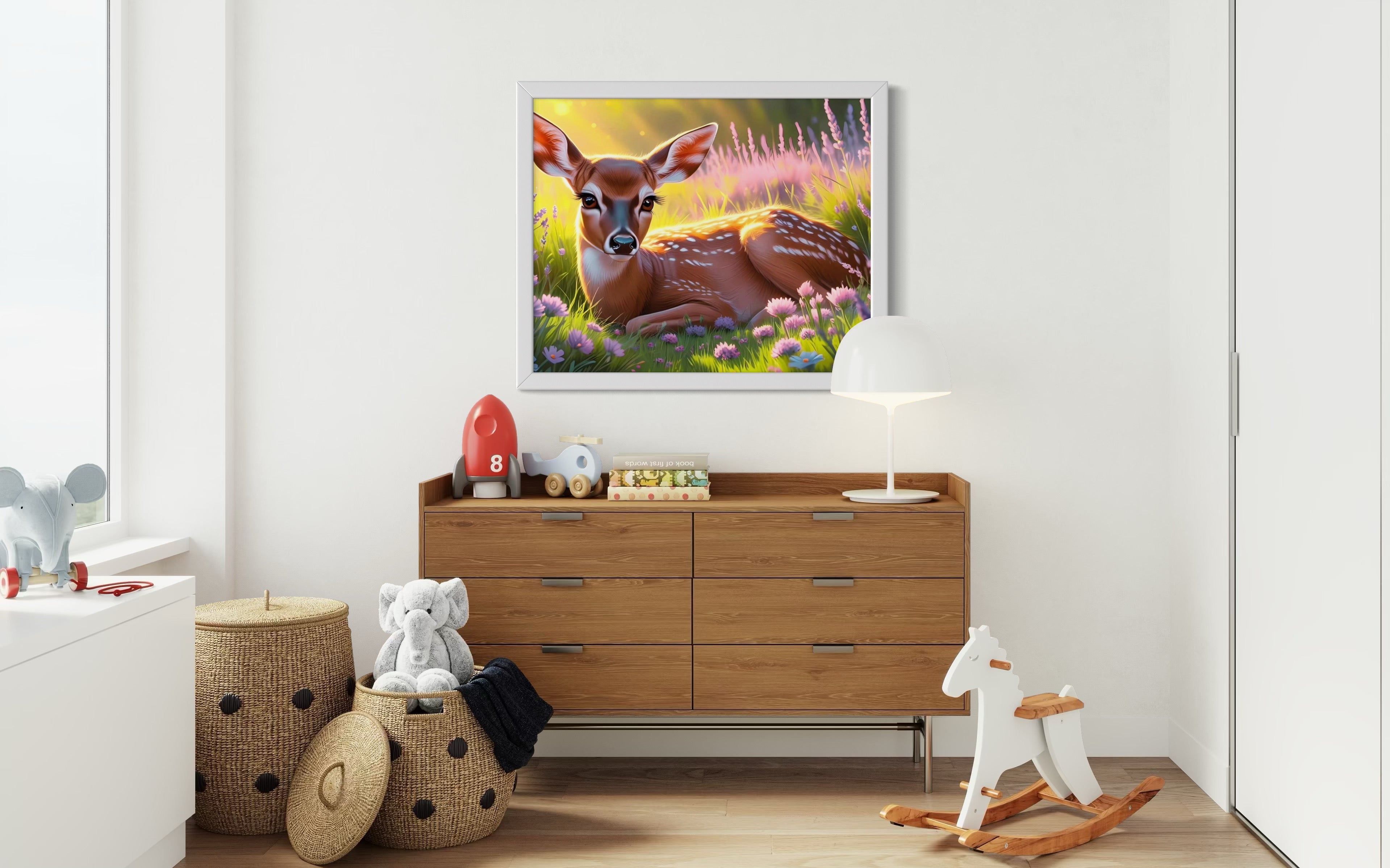 Doe in the Meadow Museum Print