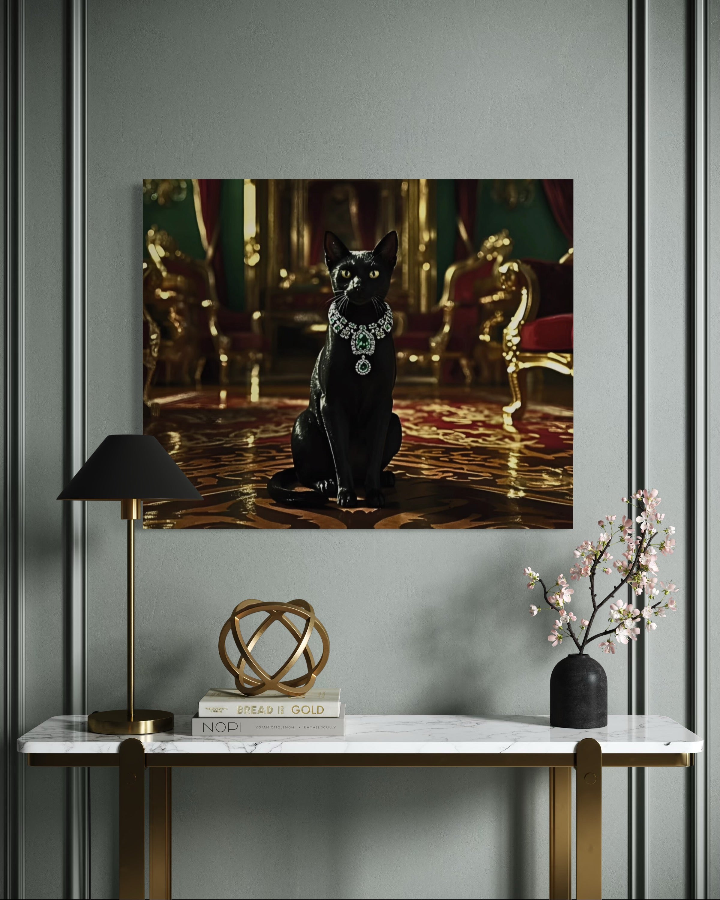 Victorian Royal Black Cat