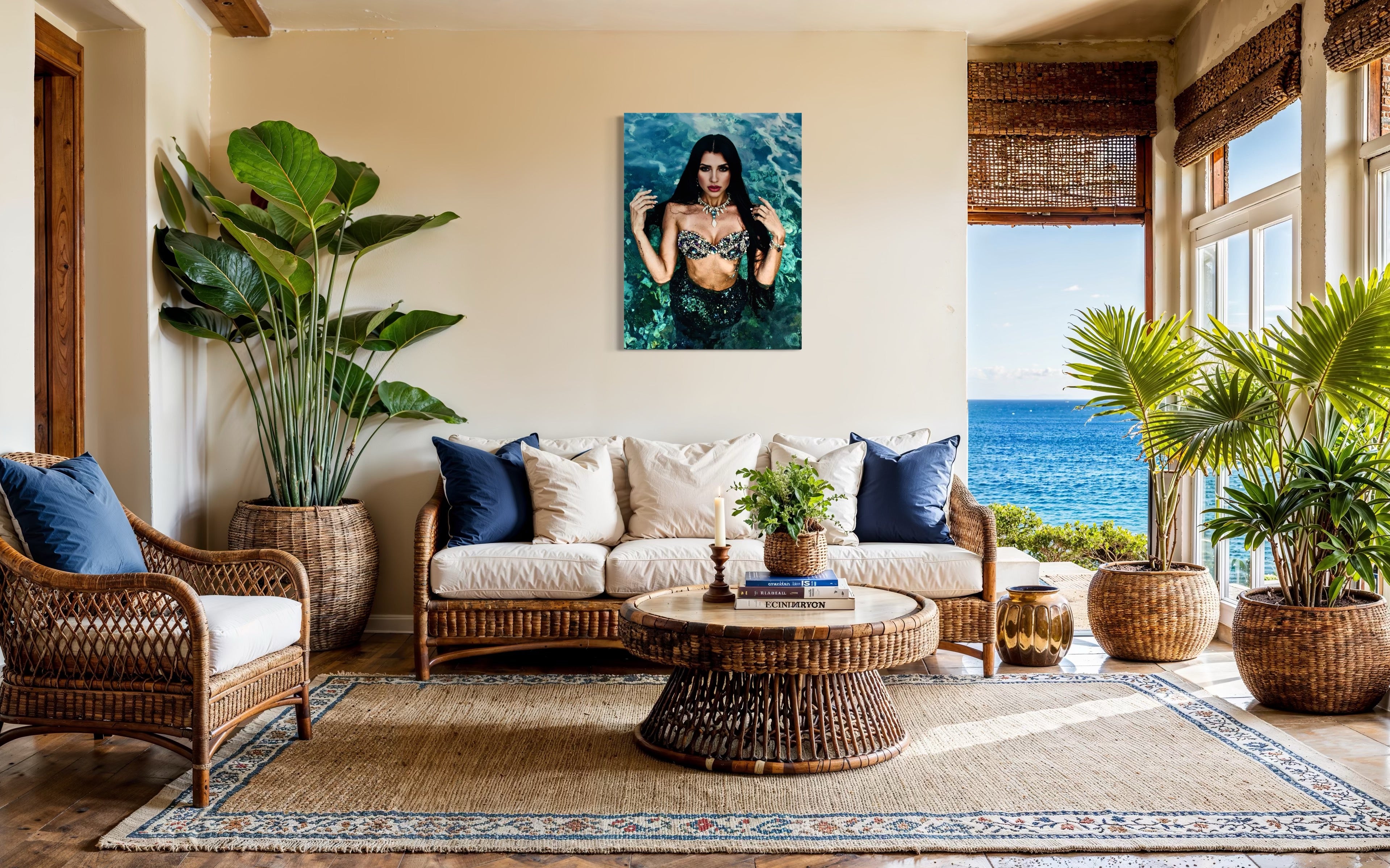 Arabesque Siren of the Mediterranean Sea Museum Print