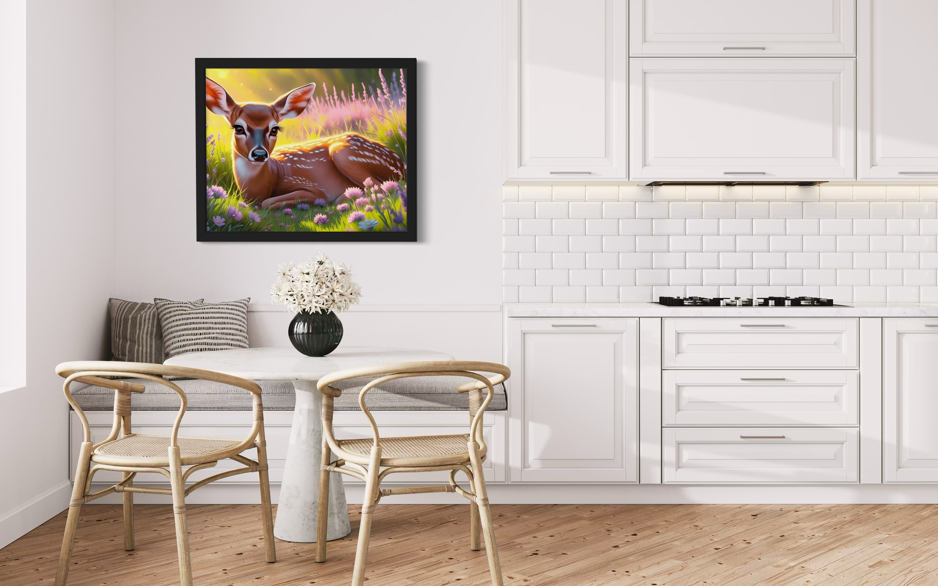 Doe in the Meadow Museum Print
