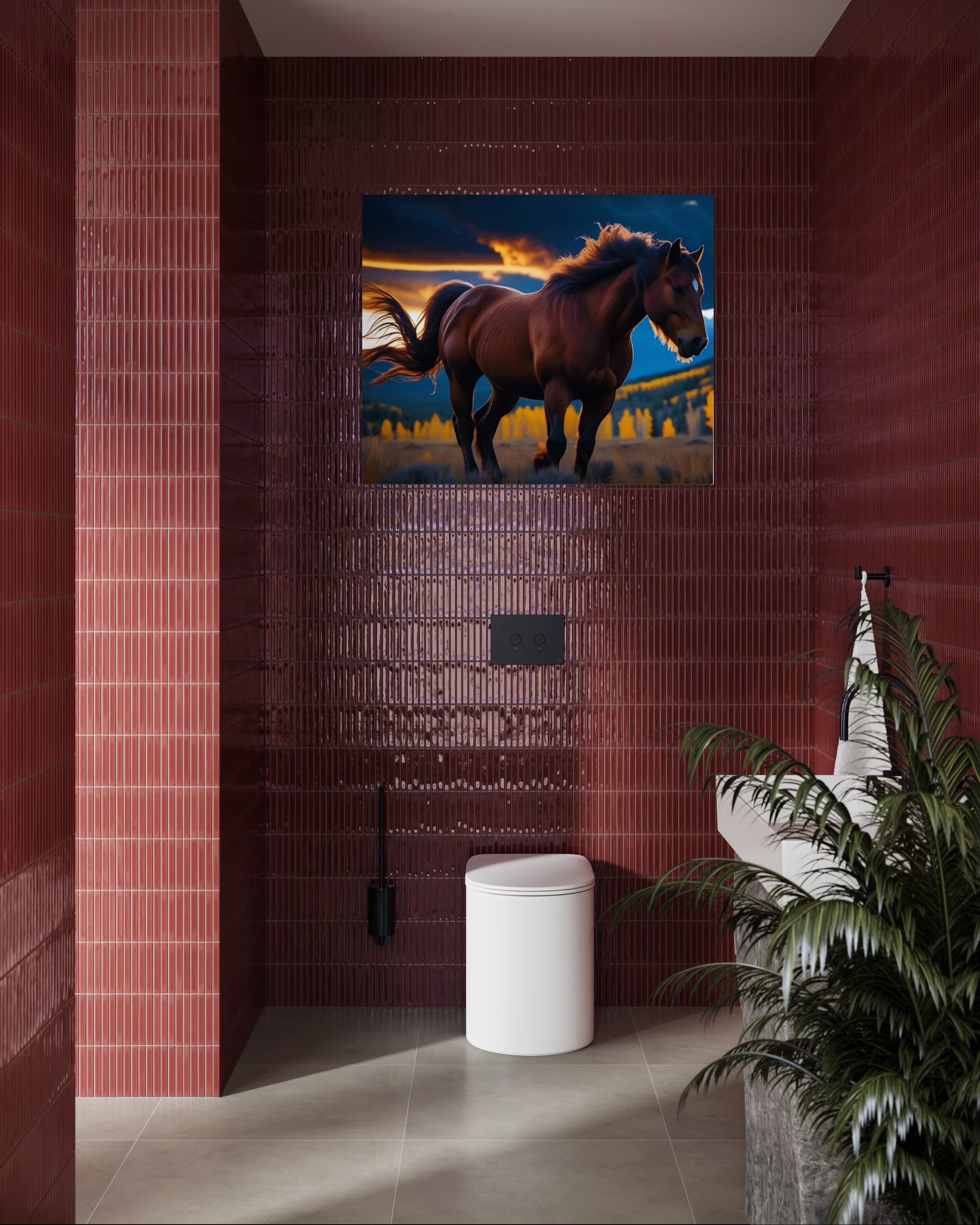 Montana Wild Horse Museum Print