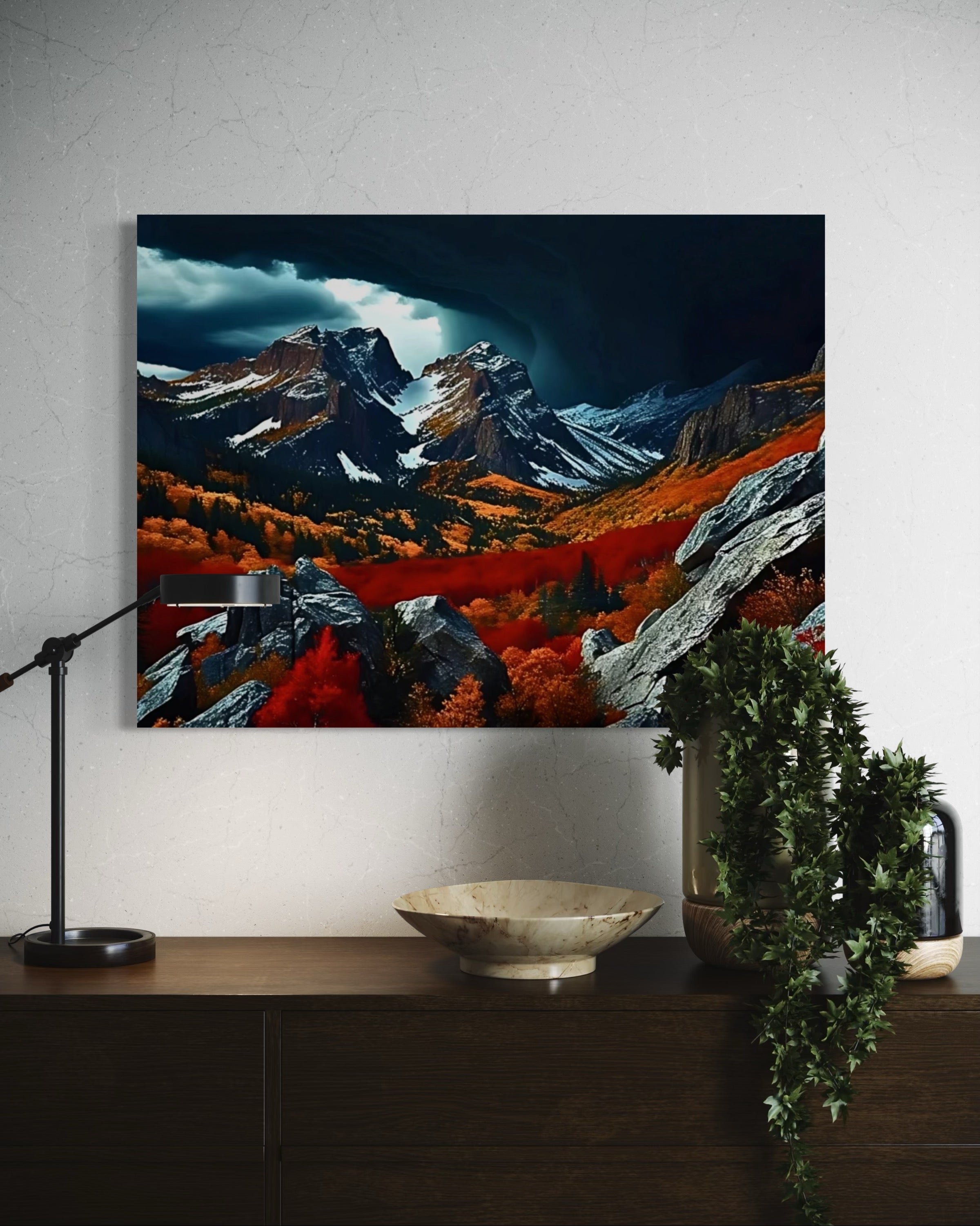 Storm over the Rockies in the Fall