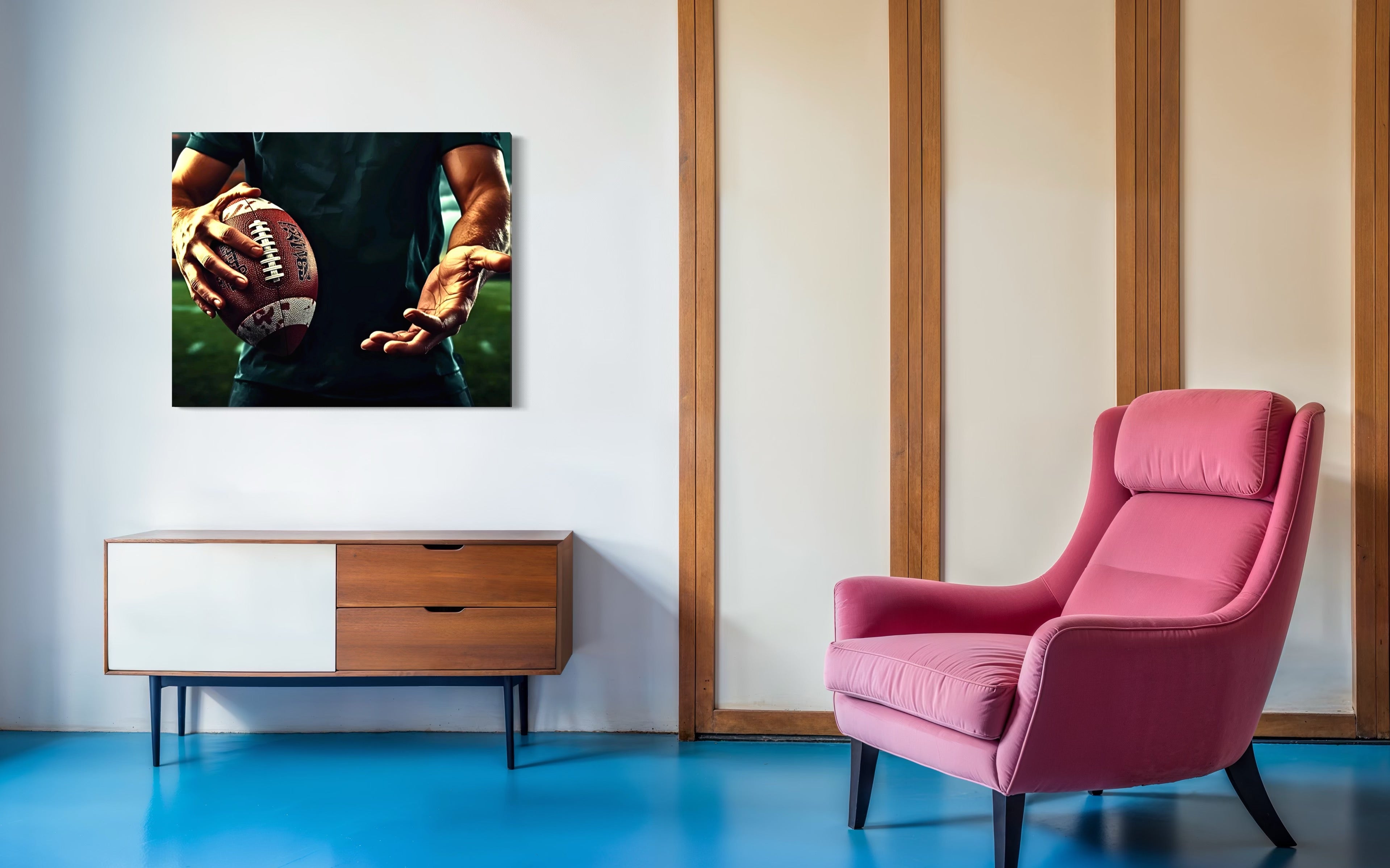 American Football Season Museum Print