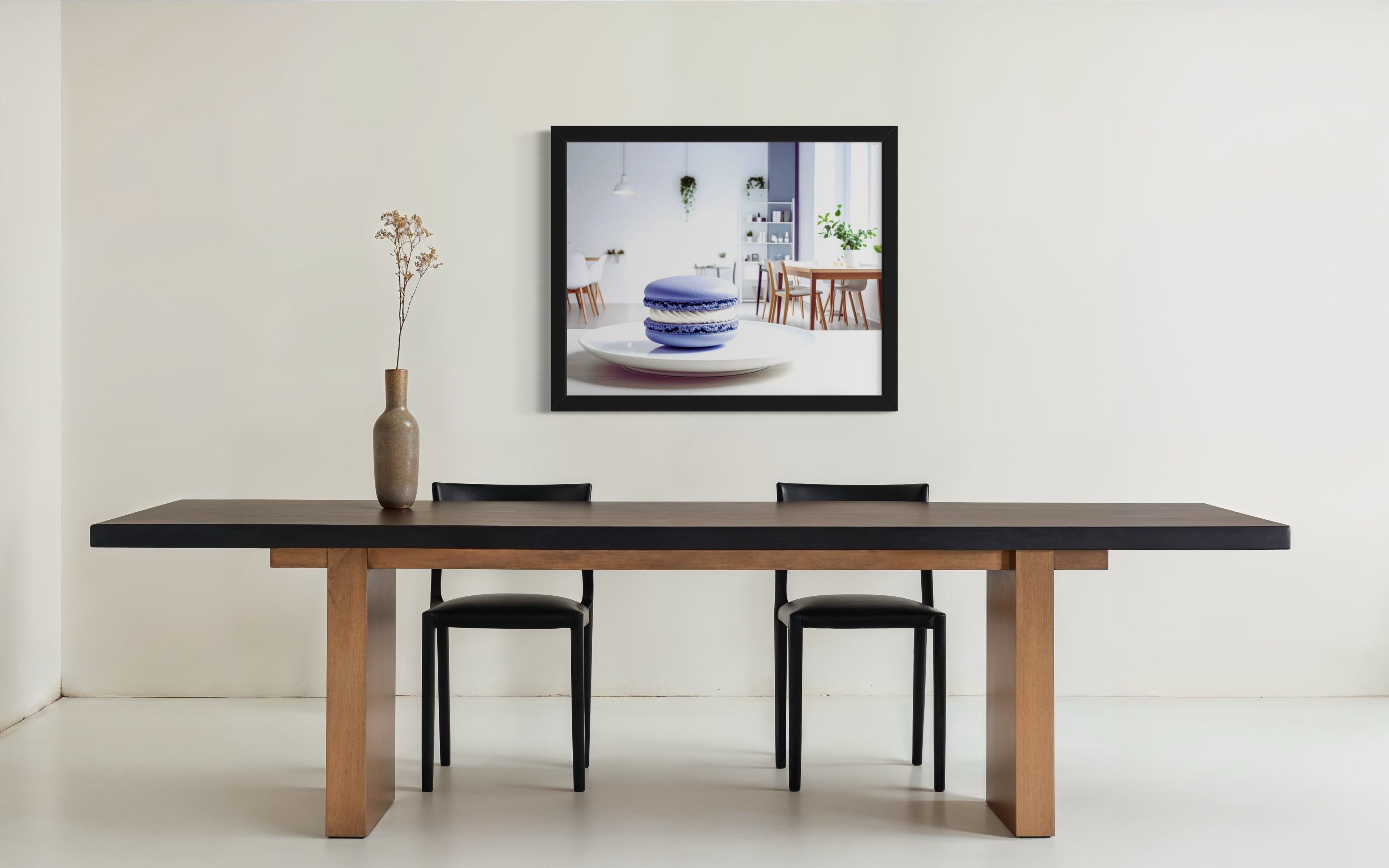 Periwinkle Macaroon Museum Print