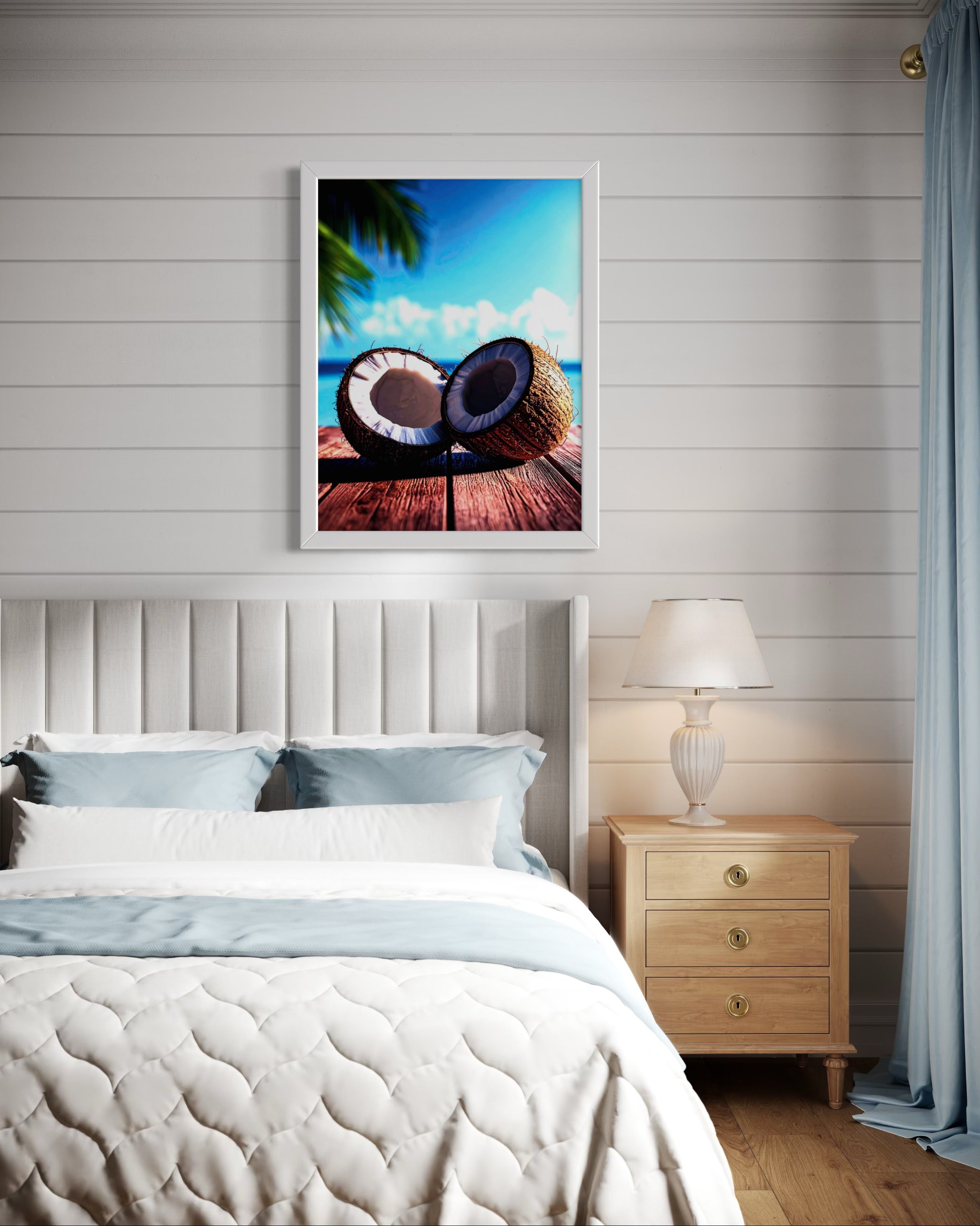 Coconuts in Paradise Museum Print