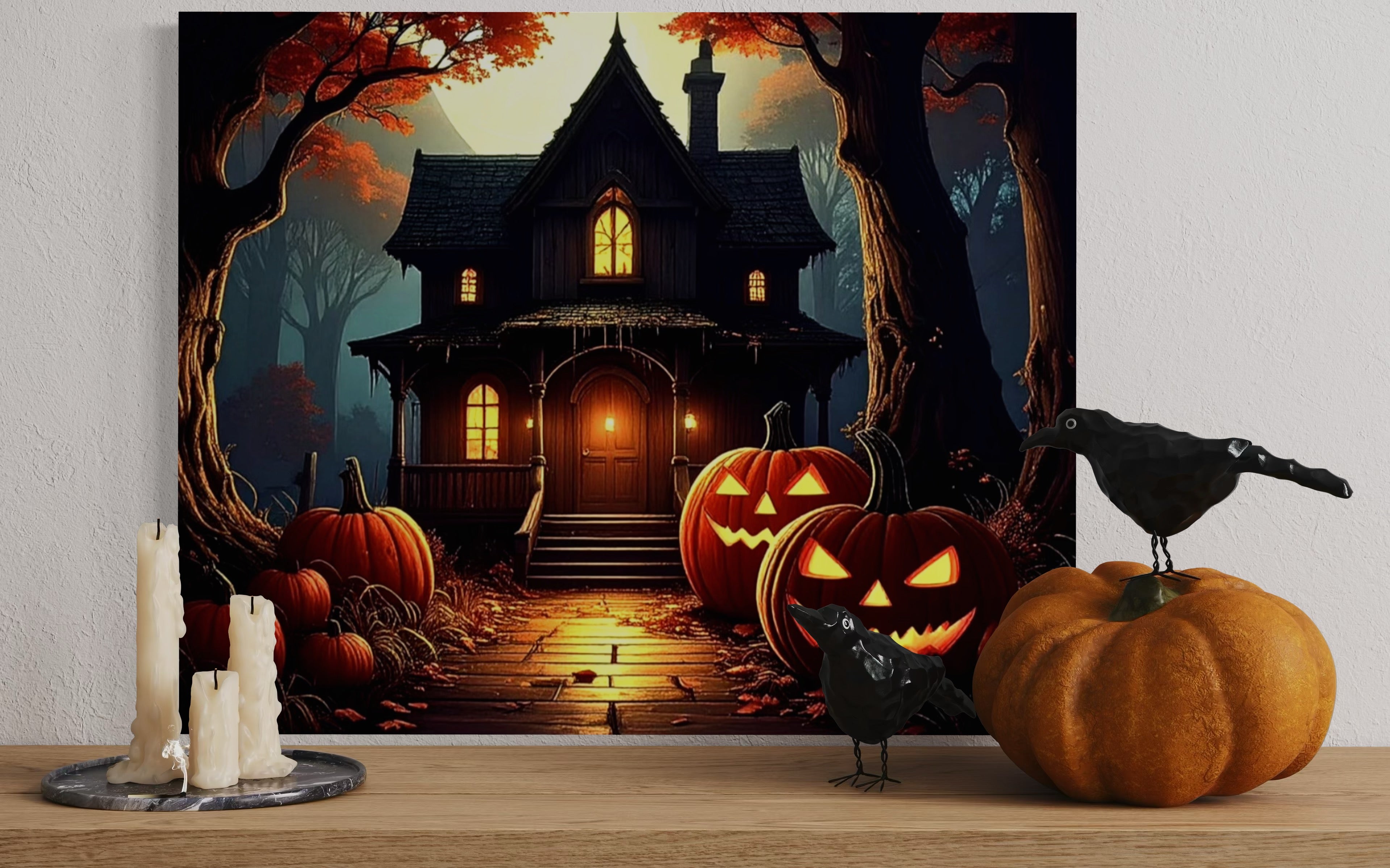 Halloween House Porch