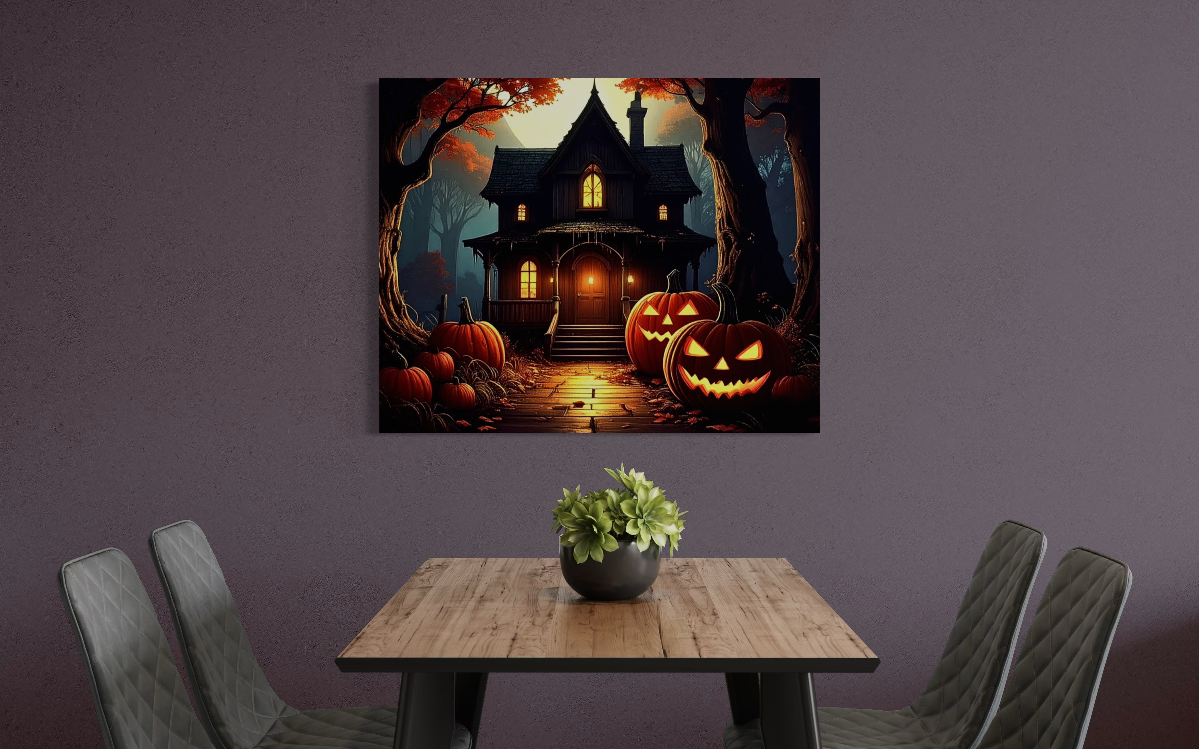 Halloween House Porch