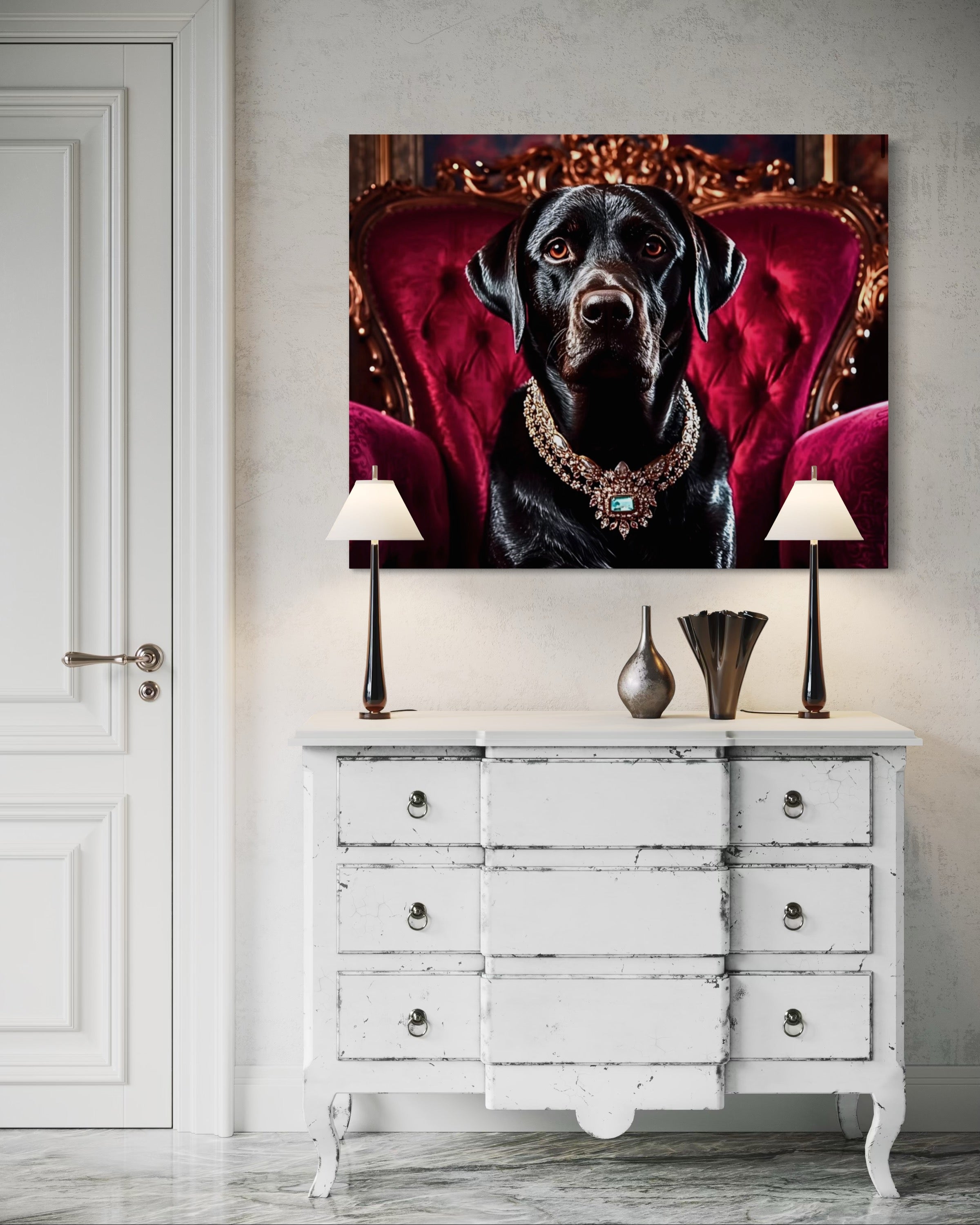 Victorian Royal Labrador Portrait