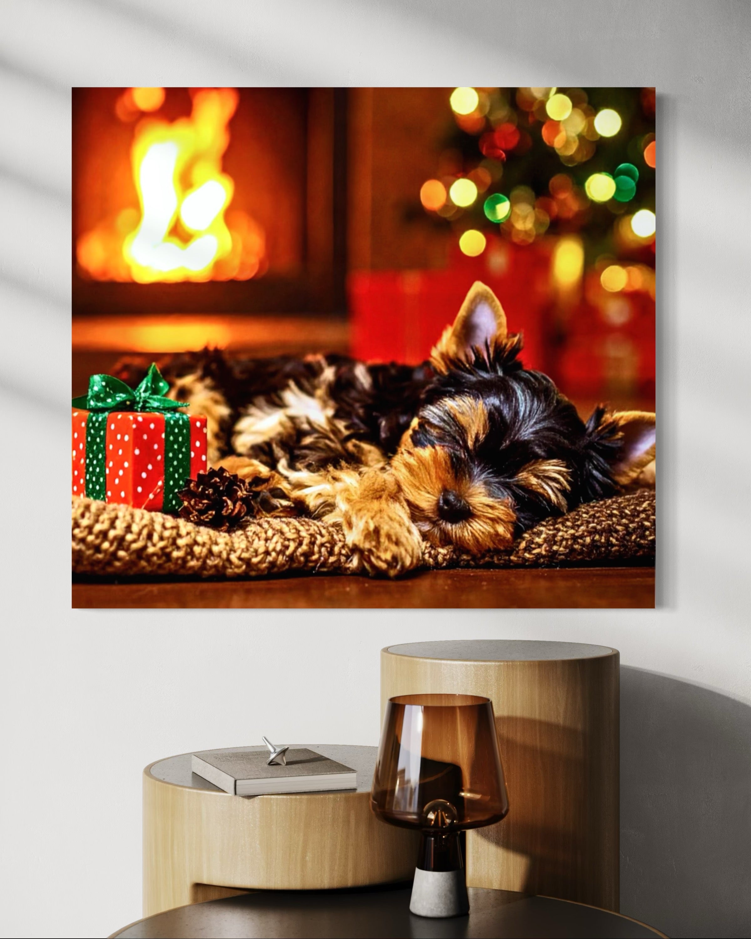 Magical Christmas Yorkie Dreams