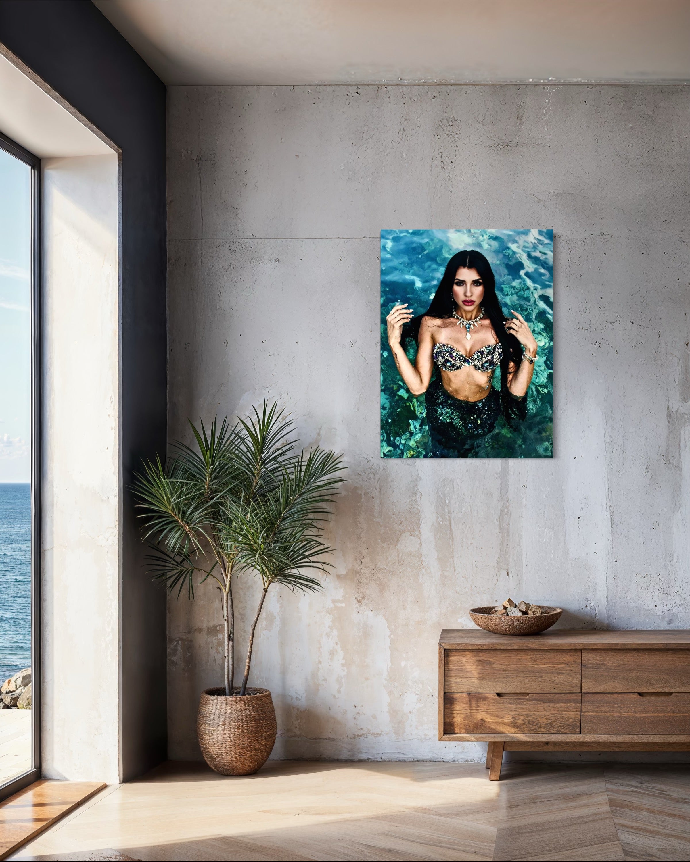 Arabesque Siren of the Mediterranean Sea Museum Print