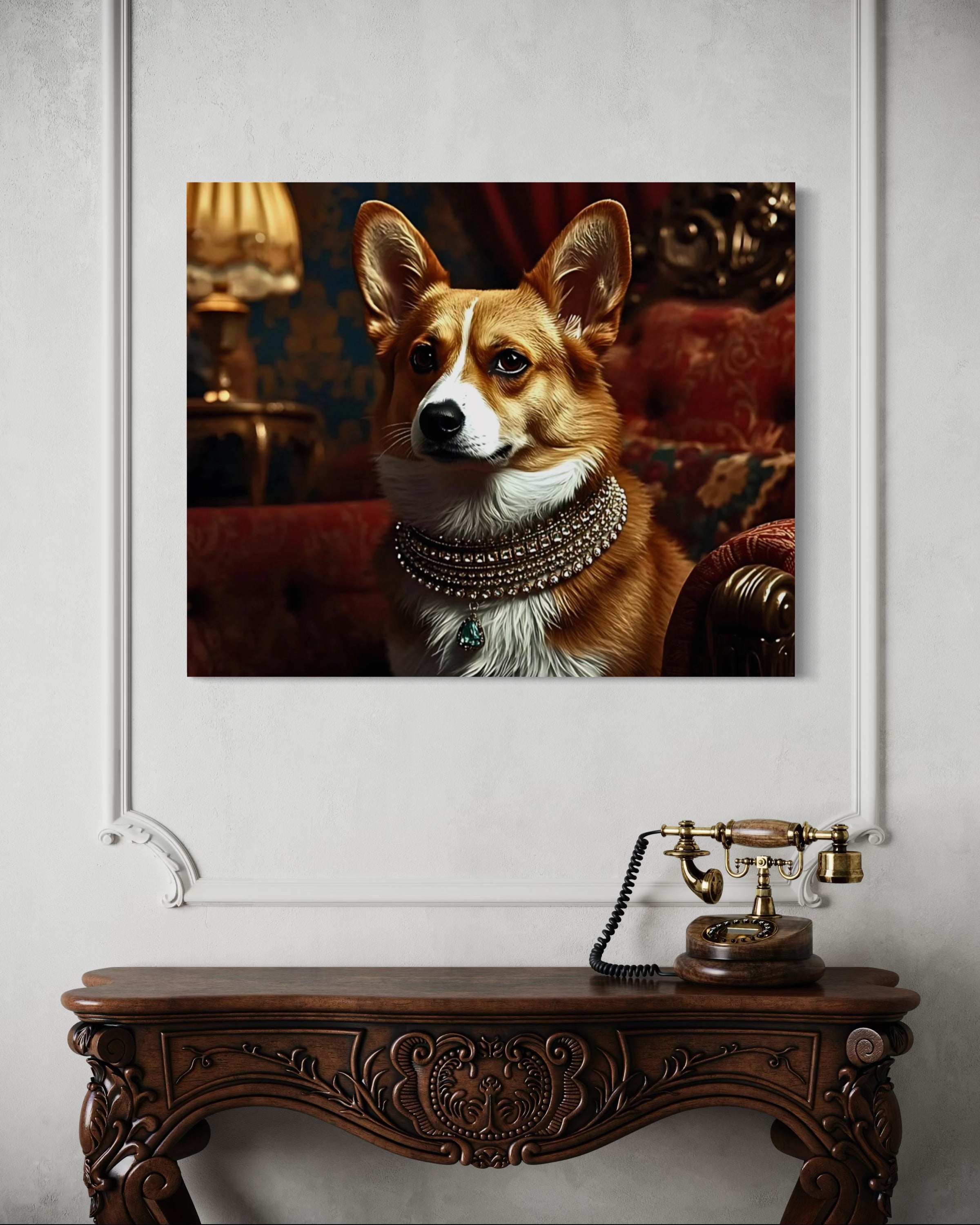 Victorian Royal Korgi Portrait