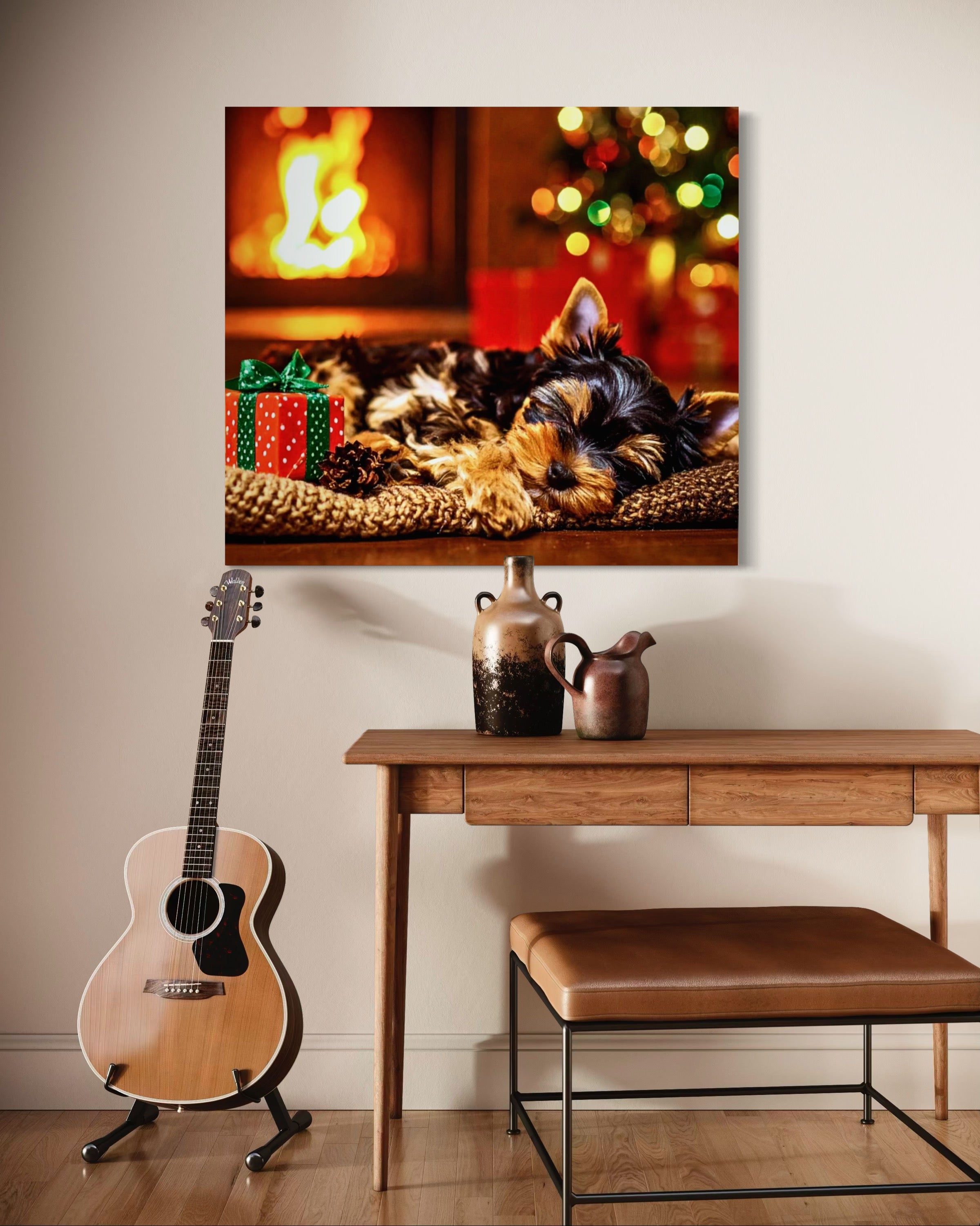 Magical Christmas Yorkie Dreams