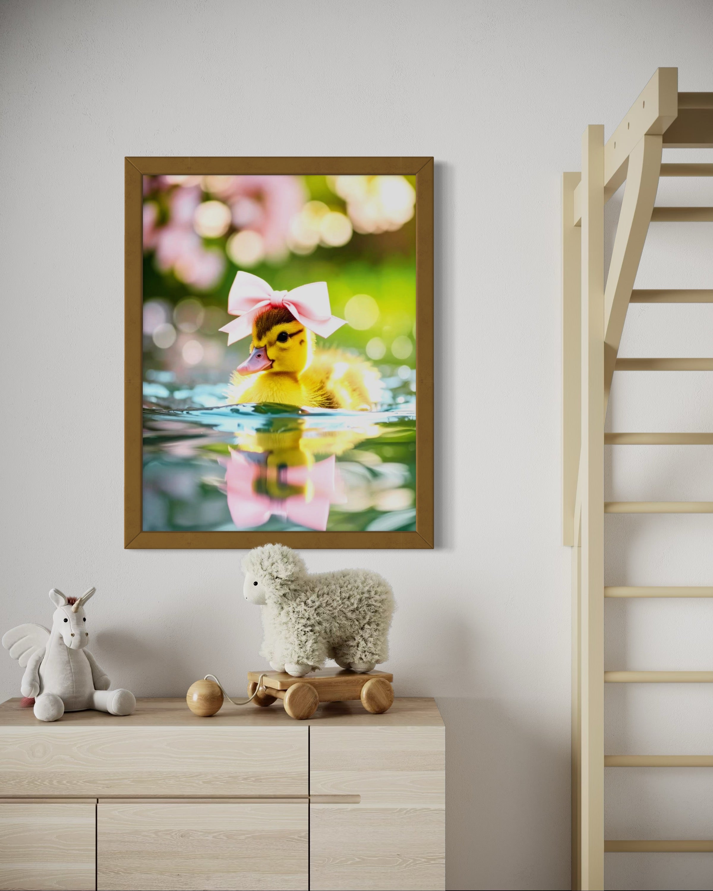 Duckling Princess Museum Print