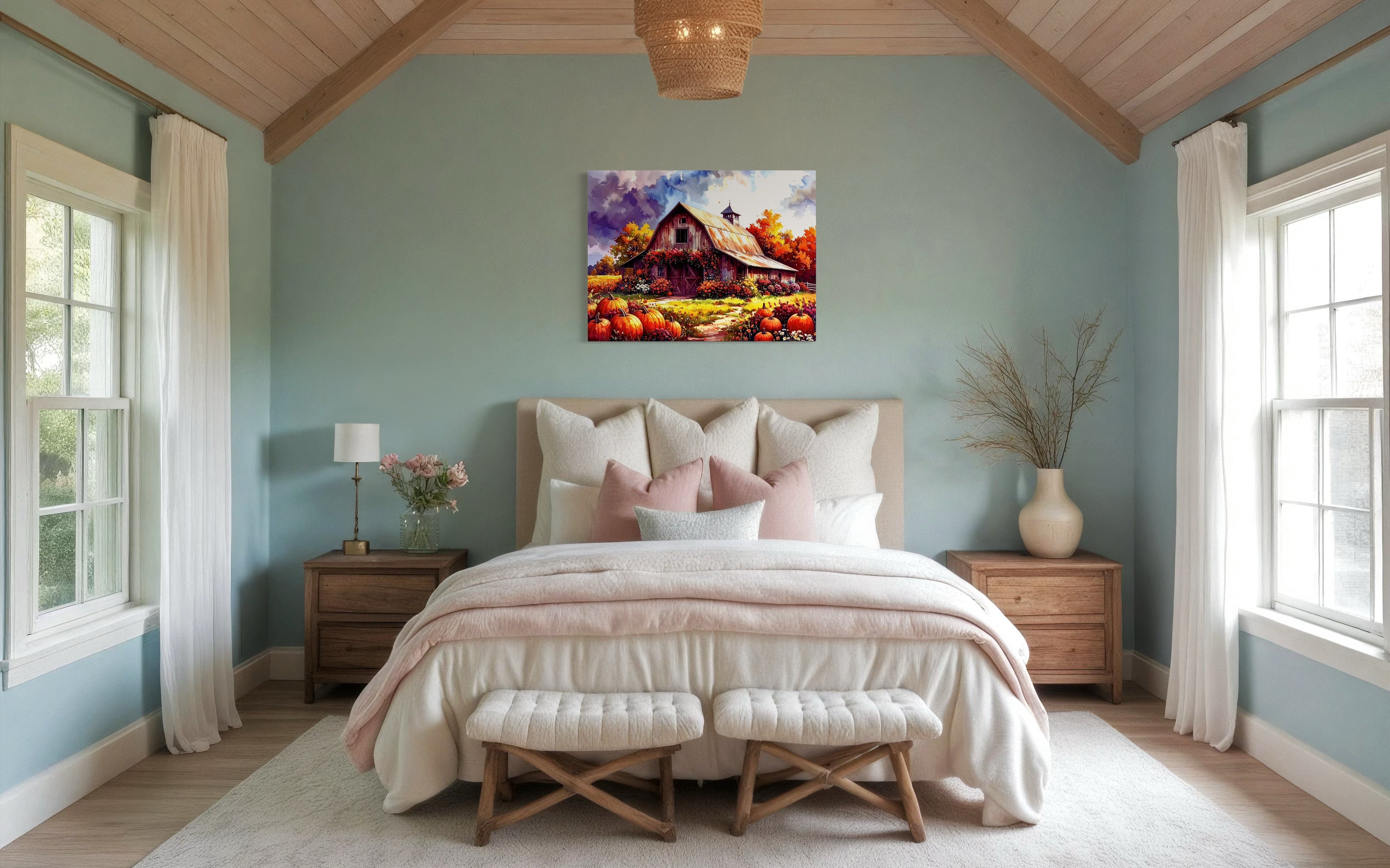 Pumpkin Farm Landscape