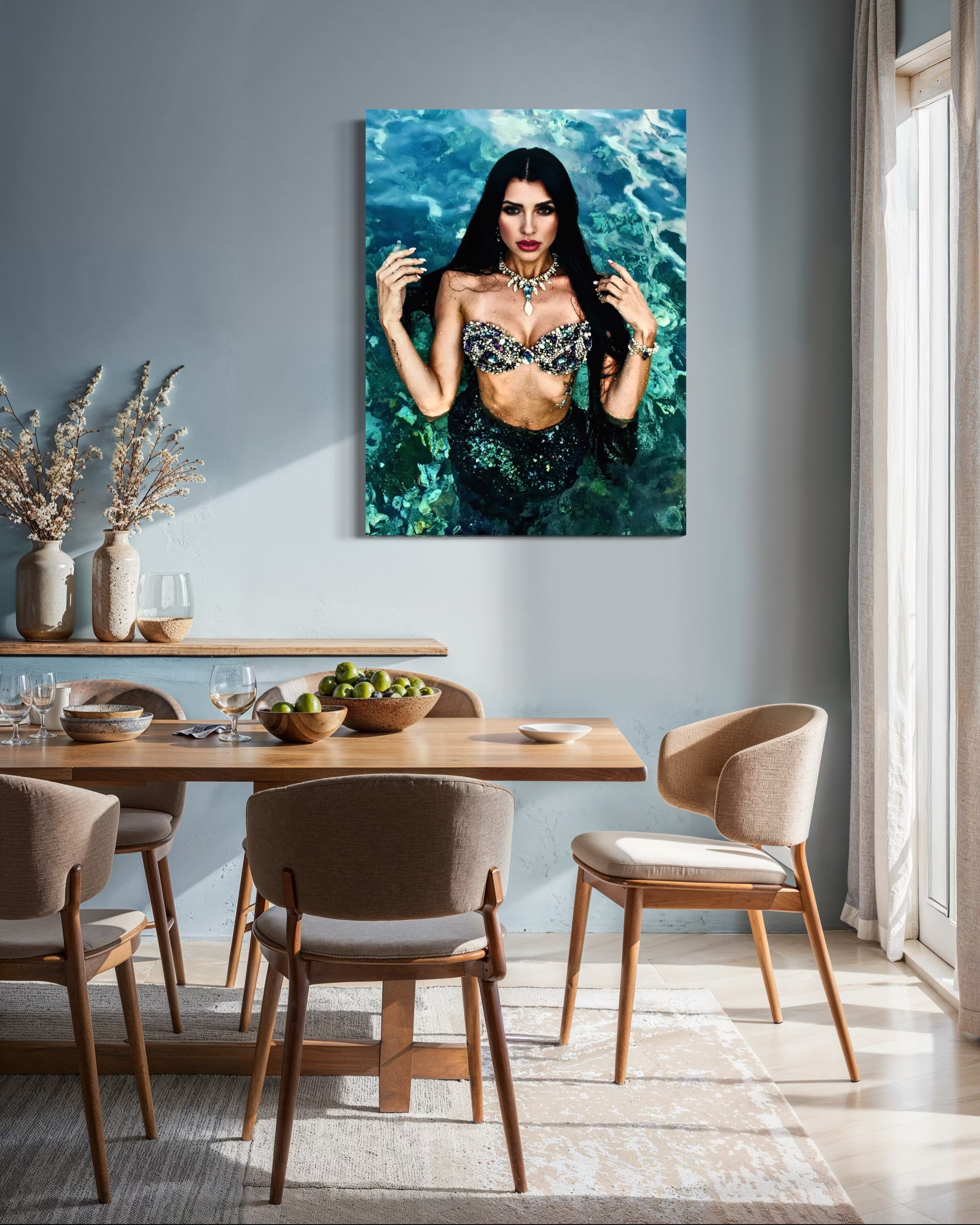 Arabesque Siren of the Mediterranean Sea Museum Print