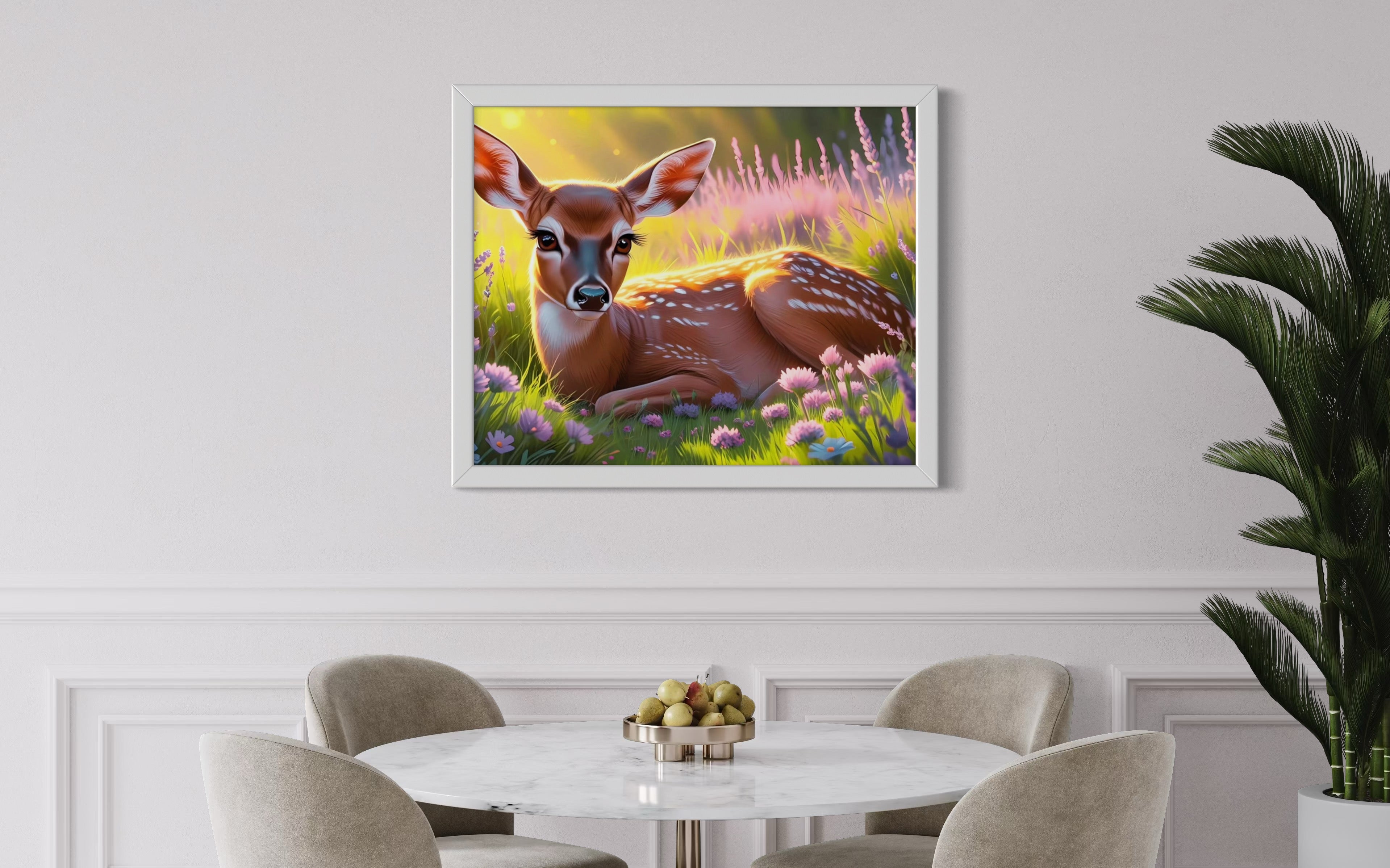 Doe in the Meadow Museum Print