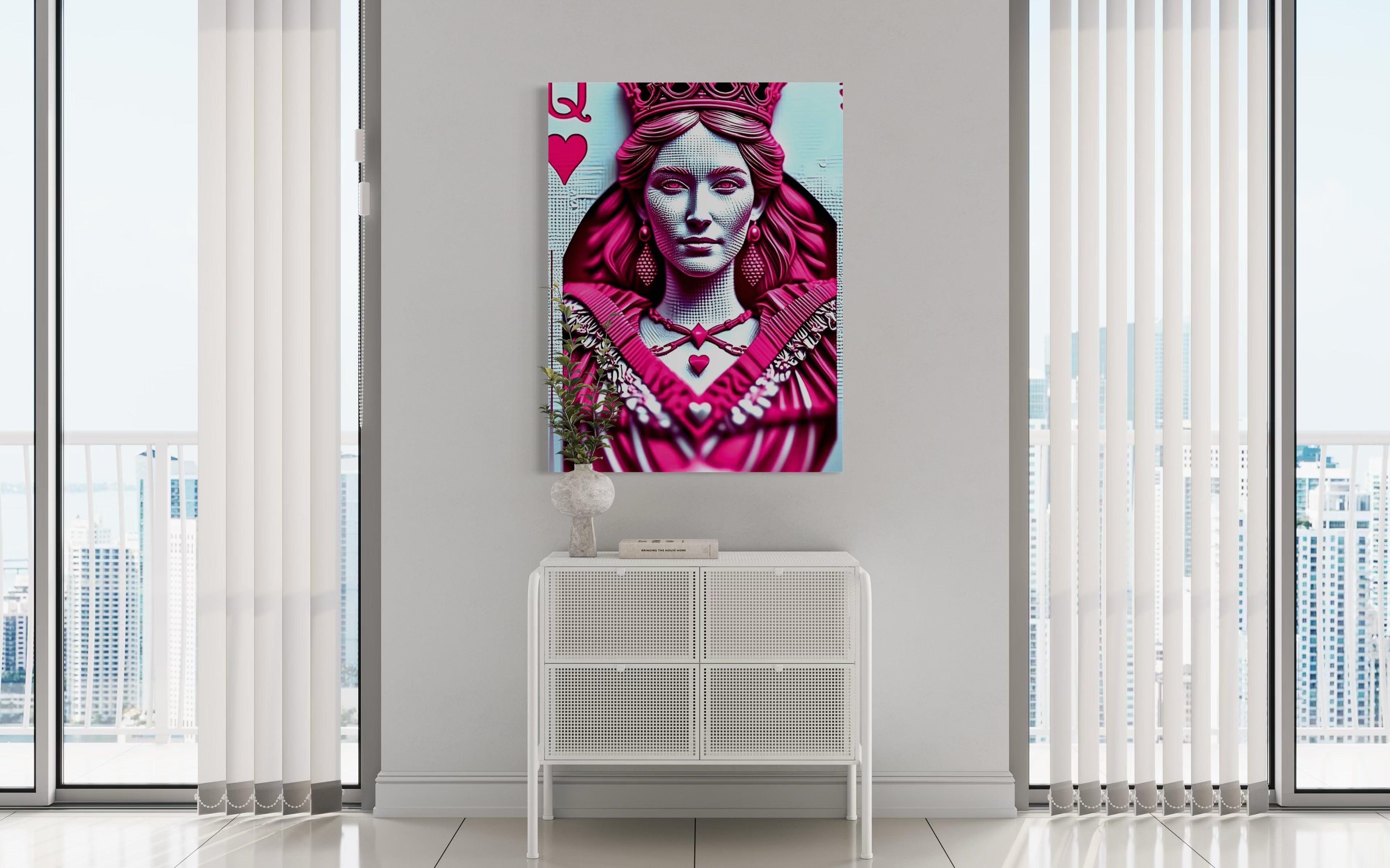 Queen of Hearts Card
